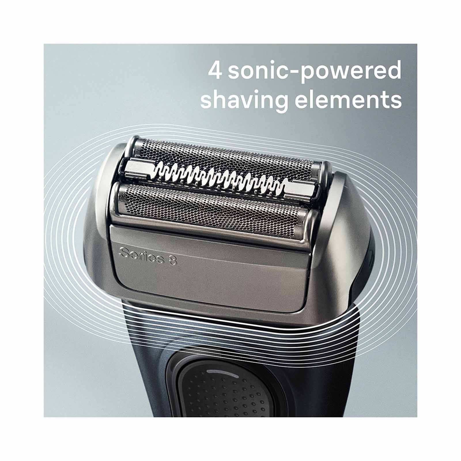 BRAUN Series 8 Pro Wet & Dry Shaver With Charging Stand 8513S-image 3
