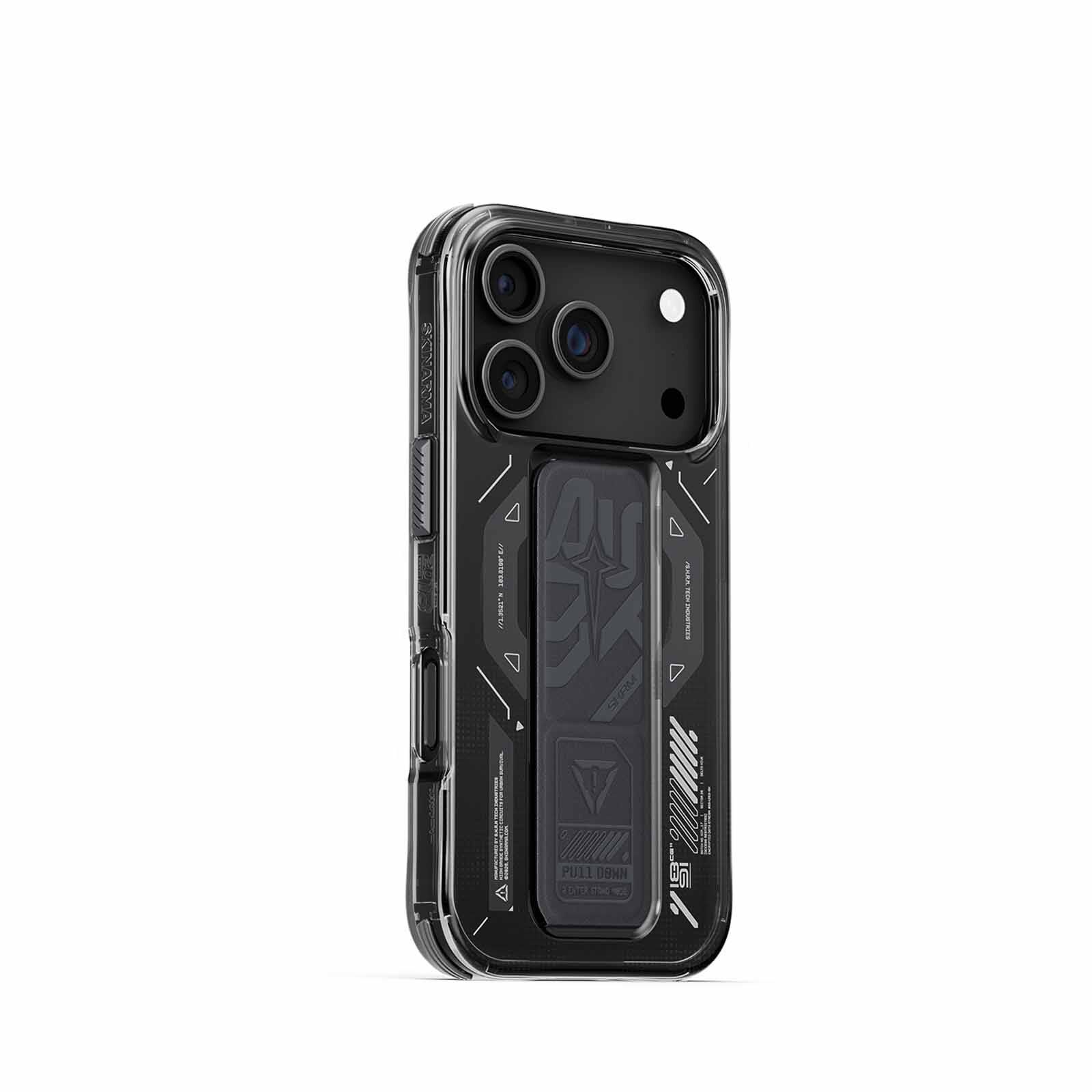 SKINARMA Iphone 17 Pro (2025) 6.3" Helio (mag-charge + Grip-stand) SK-2025IPP6.3-HELIO-GRA-image 2
