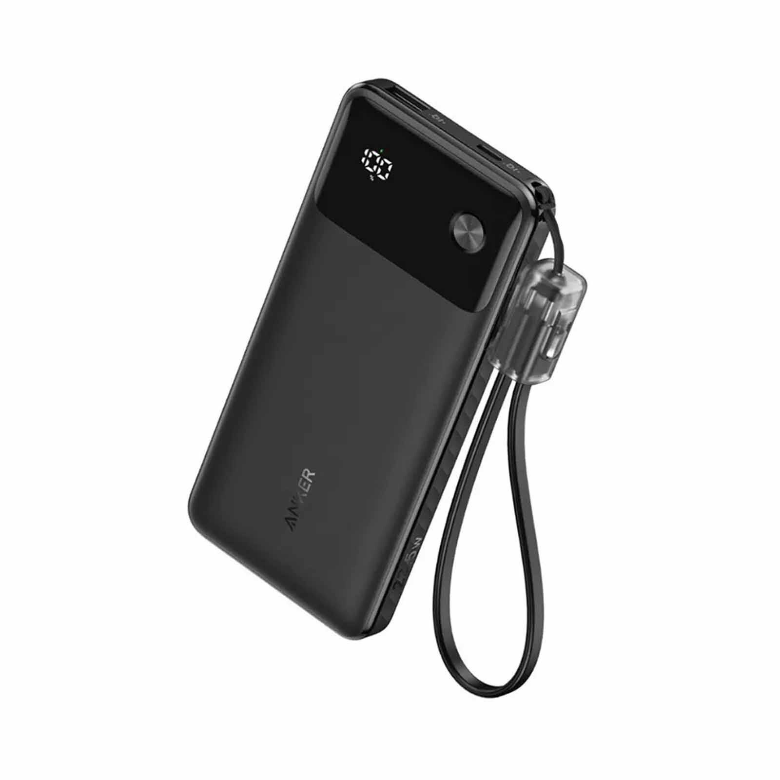 ANKER Powerbank Powercore 10k 22.5w With Usb C Cable Black A1388H11