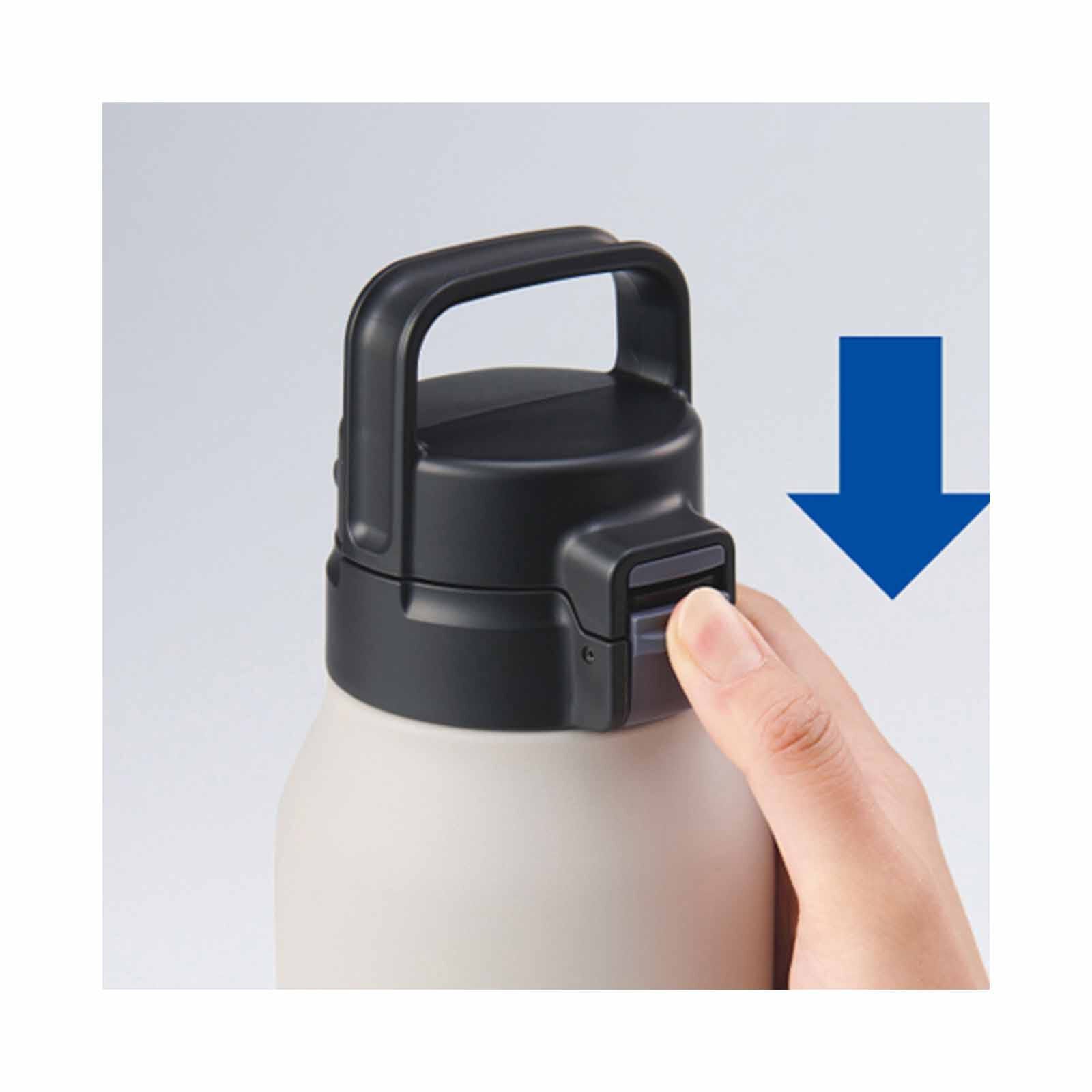 TIGER 1.2lt Push-botton Lid Stainless Steel Bottle (stone Black) MTA-B120 (KK)-image 2