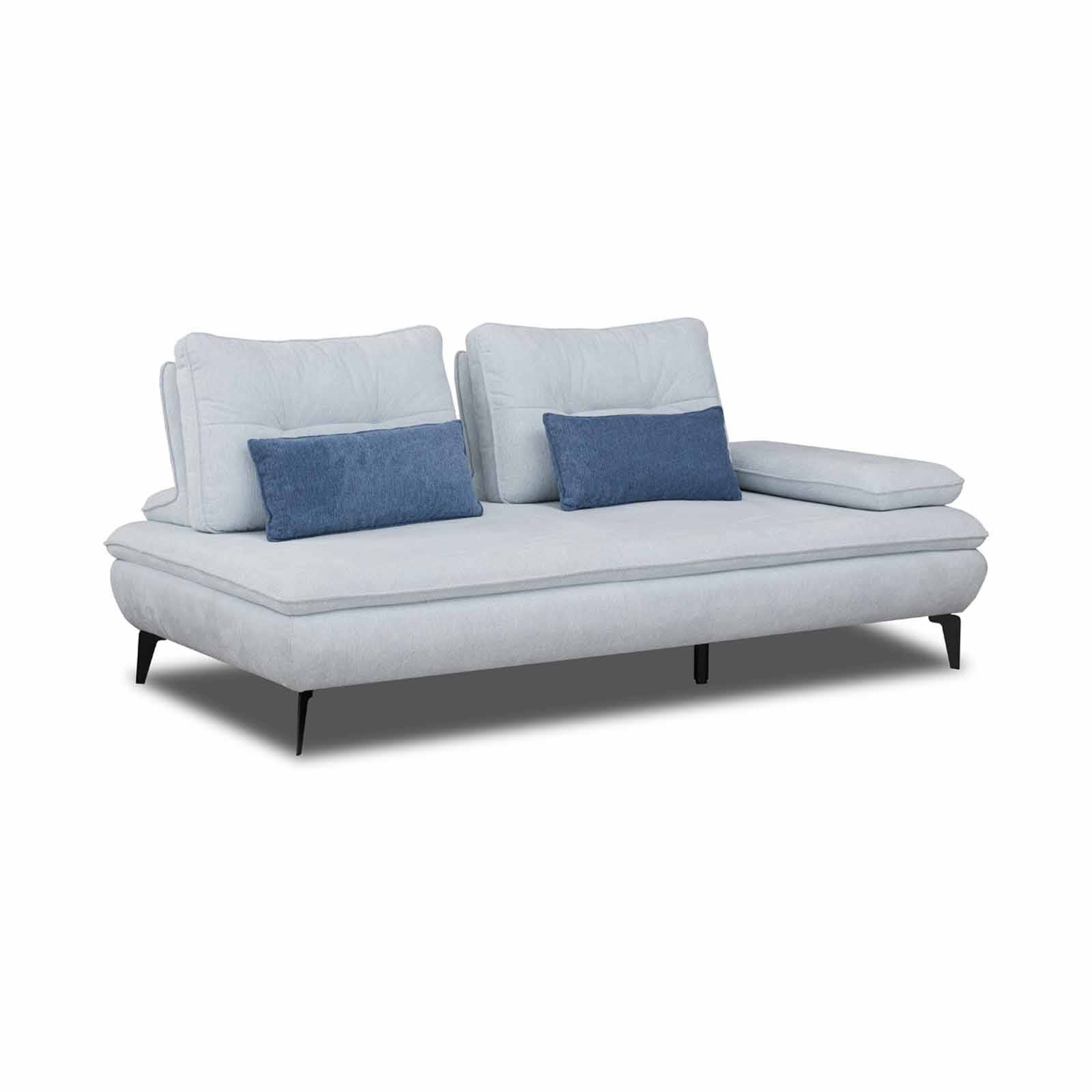 MUZE 2 Seater 1 Arm (fab) Cat A Blue Fabric Sofa SORA-image 5
