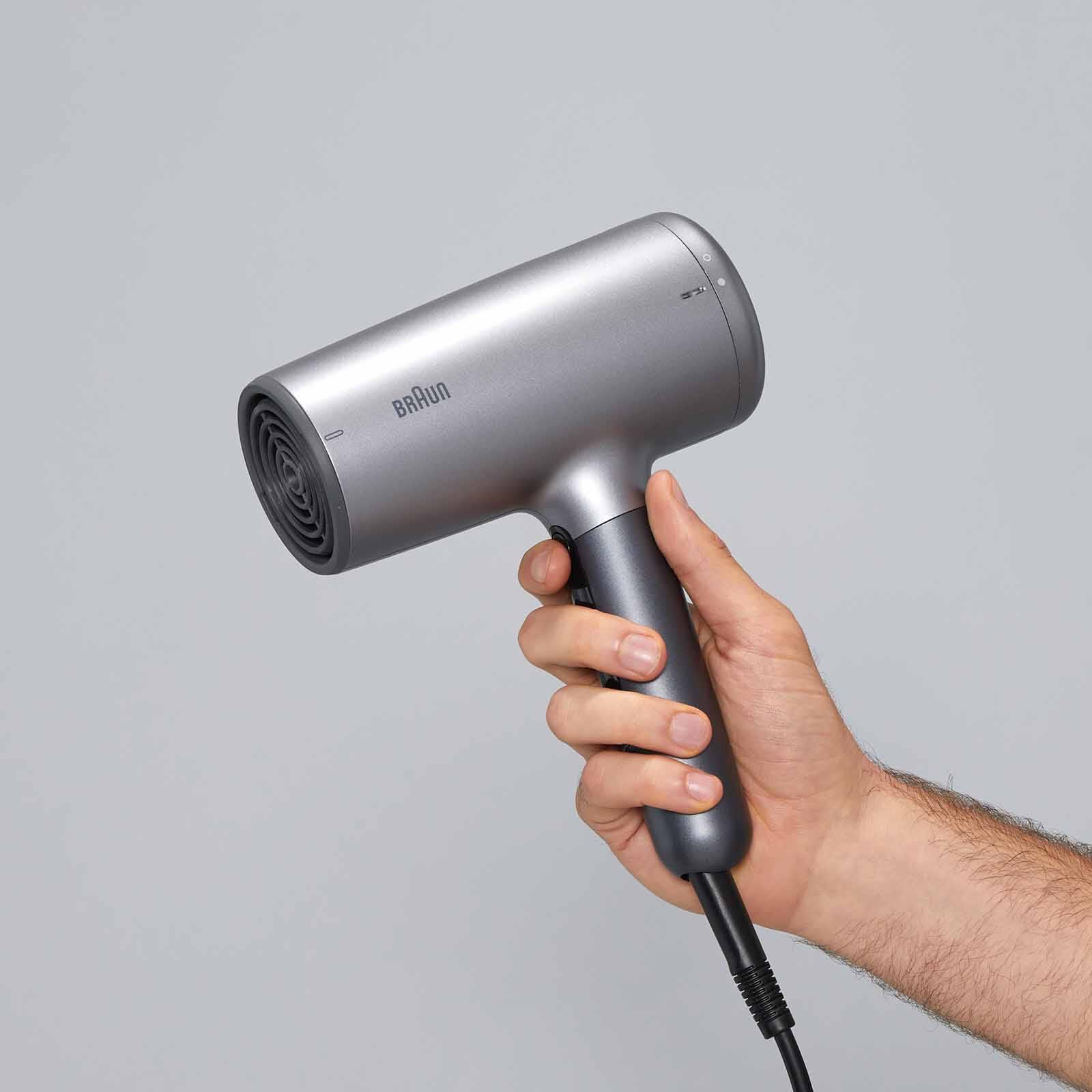 BRAUN Hair Dryer (2200w) - Motor Grey HD 435-image 3