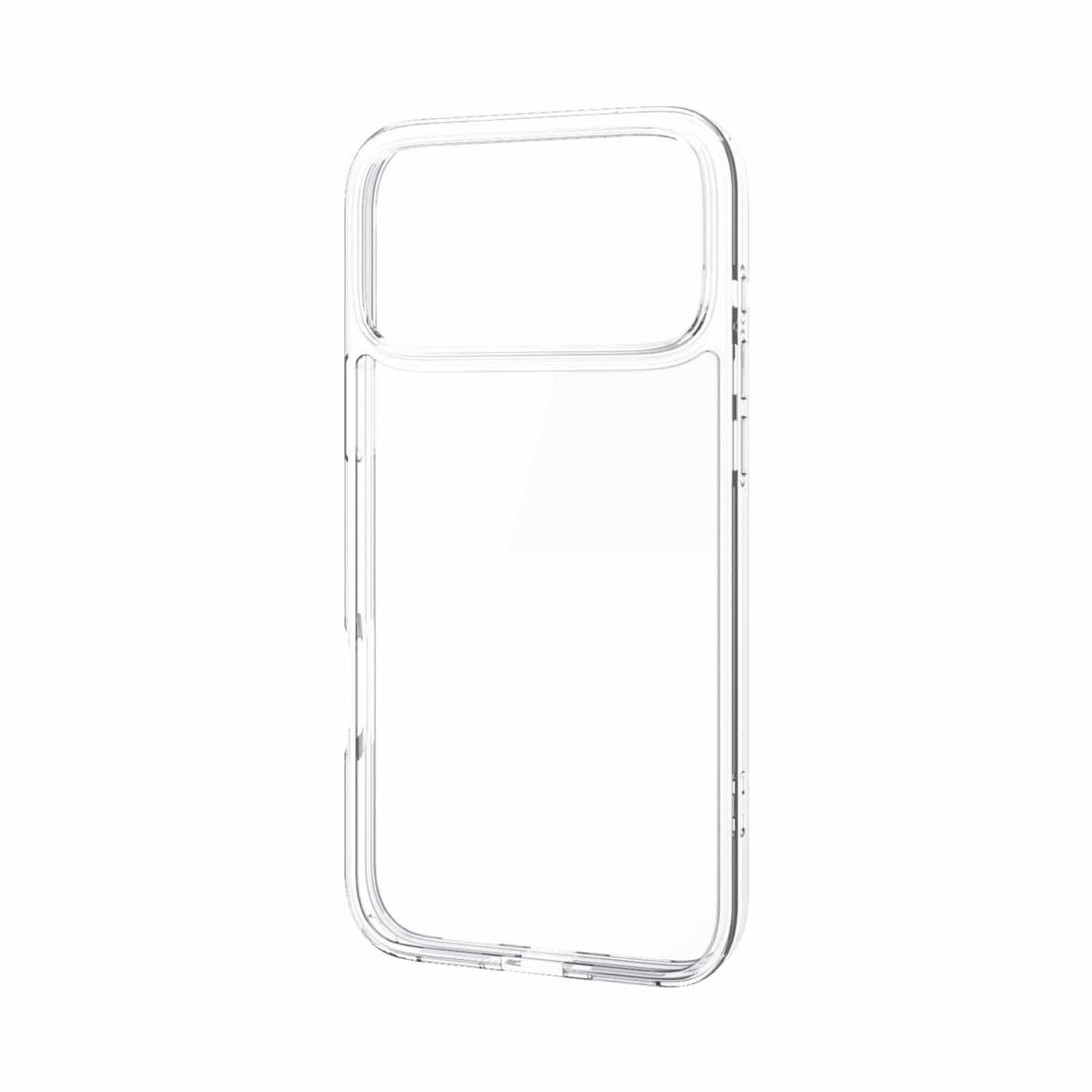 ELECOM Iphone 17 Pro Max Hybrid Case Glass Standard With Metal Ring PM-A25DHVCG1CR-image 1
