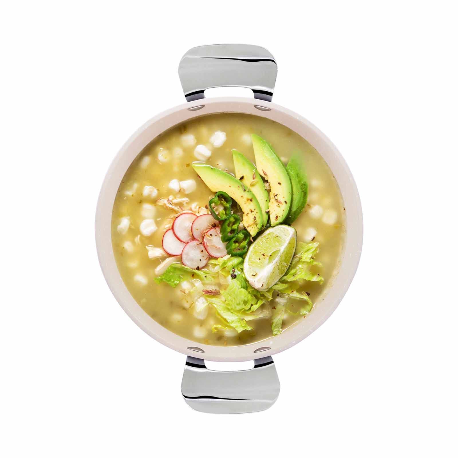 ENDO Wagashi 24cm Stock-pot - Green E-WGS-24SO - GREEN-image 3