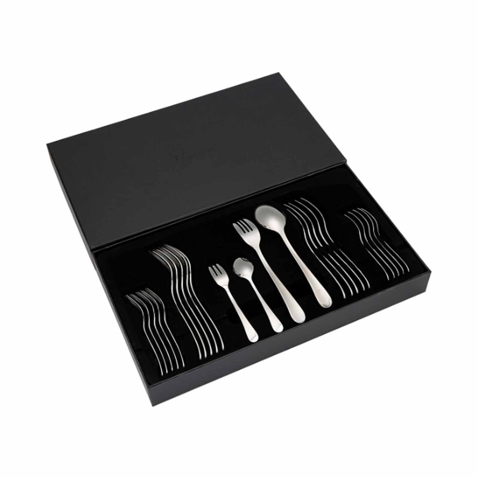 LA GOURMET 24pc Cutlery Set, London, Stainless Steel LGKC396099-image null