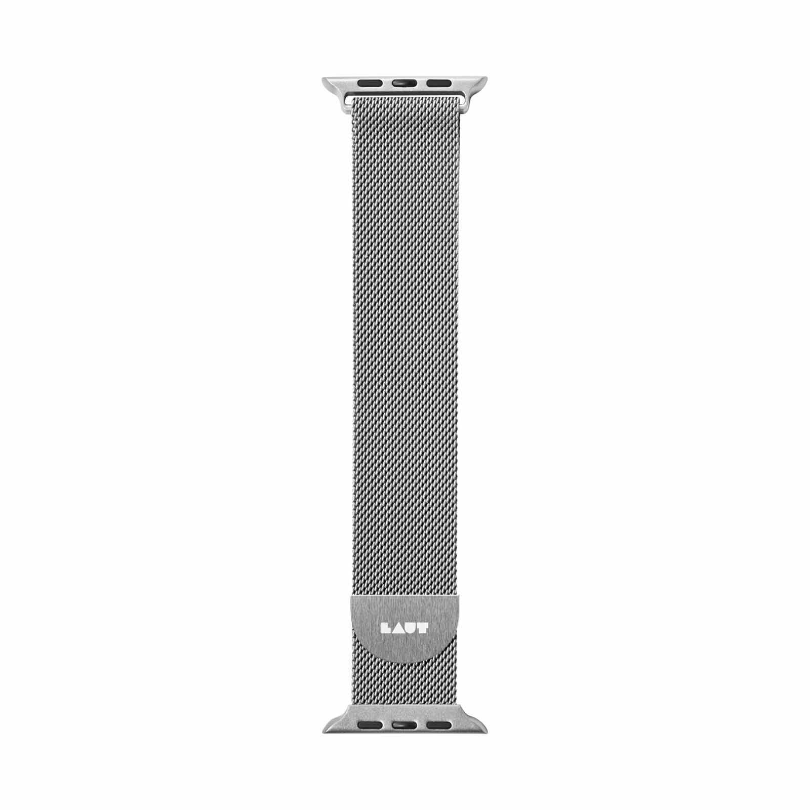 LAUT Apple Watch Band Steel Loop For (38/40/41mm) - Silver (bands Only) LAUT_AWS_ST_SL