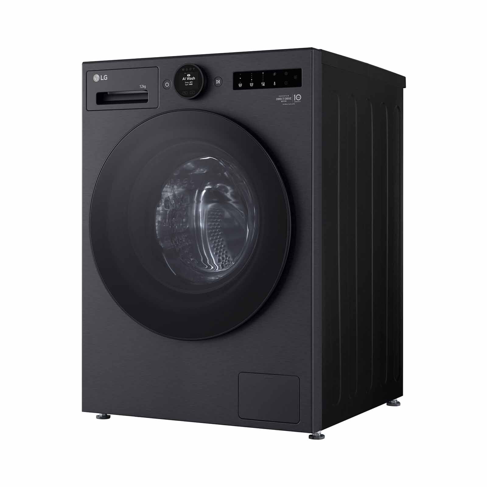 LG Fron Load Washer - Matt Black (12kg) FX1412S2KA-image 2