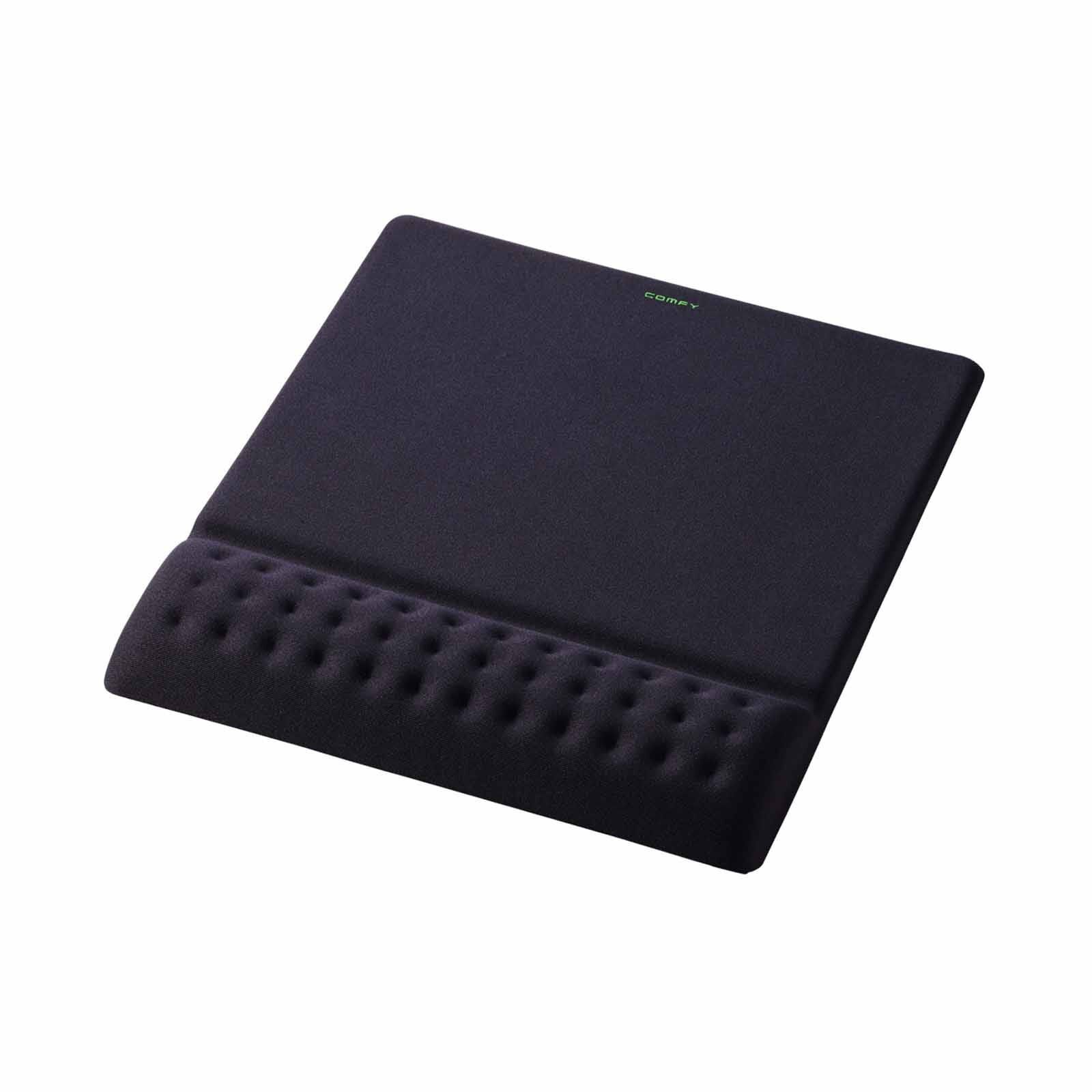 ELECOM Comfy Wide Mouse Pad With Integrated Wrist Rest MP-CF095WBK-image 1