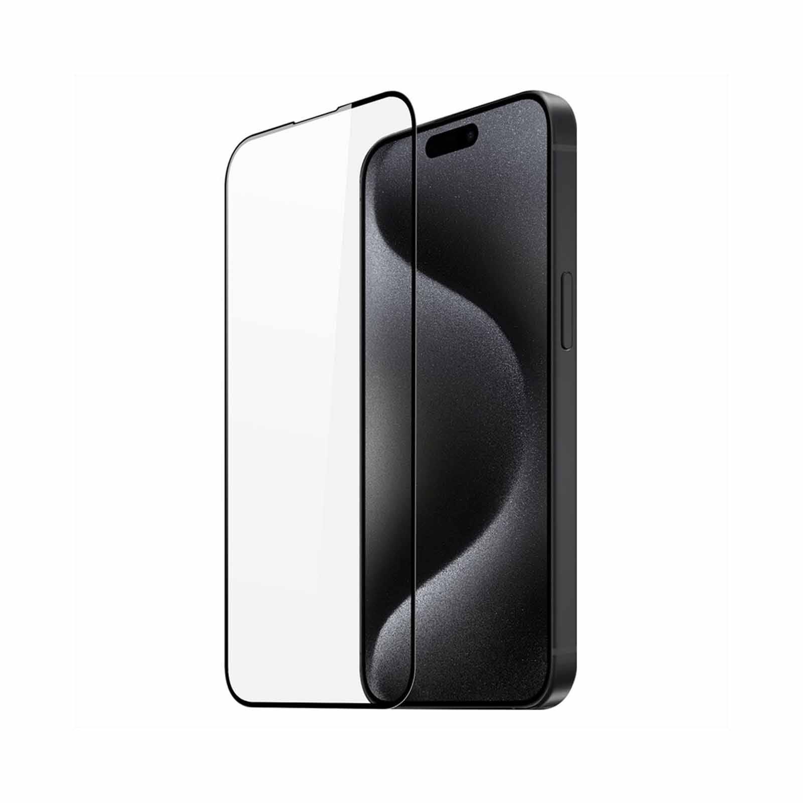 N.BRANDZ Full Coverage Gls Protector For Iphone 16 Plus/15 Plus N-TG-IP16FULL6.7-image 2