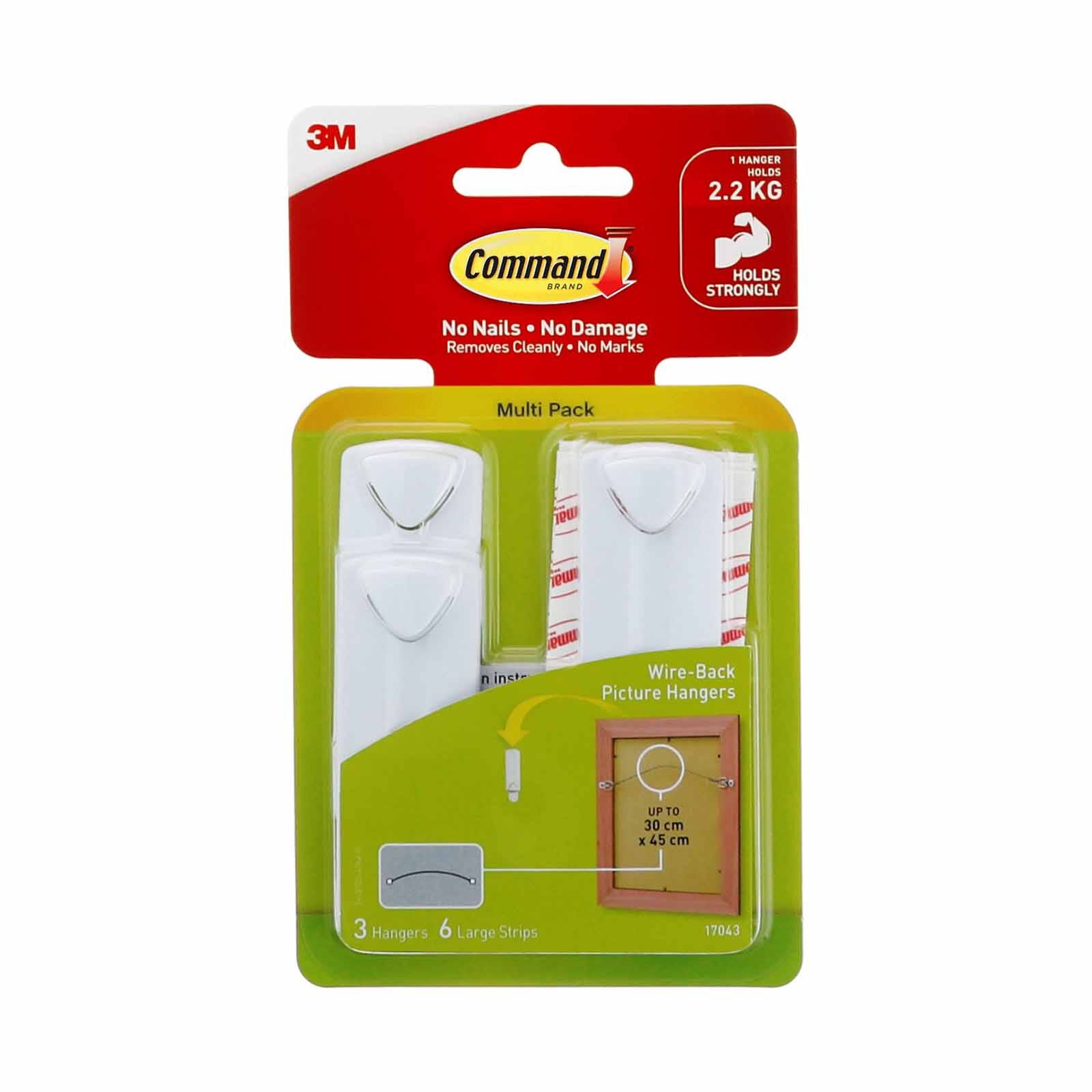 3M COMMAND Wire-back Phs Value Pack 17043VP