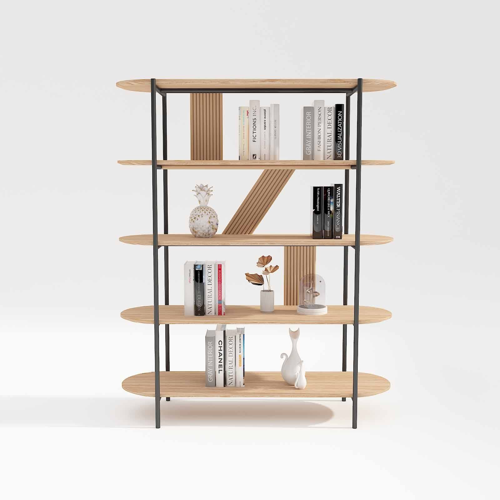 MUZE Display Shelves (high) - Natural DOMI-image 1