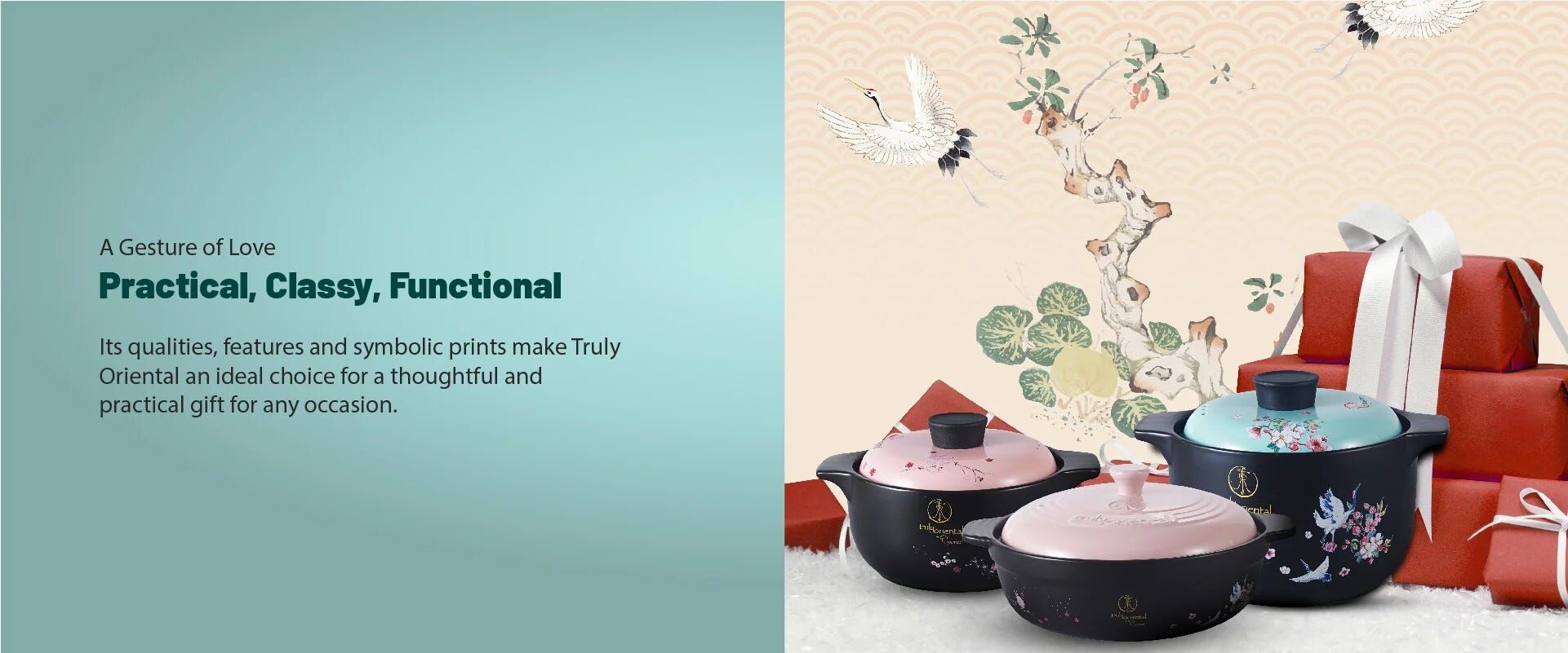LA GOURMET Truly Oriental 4l Toughened Claypot &ndash; Blue/black LGTO403285-image 14