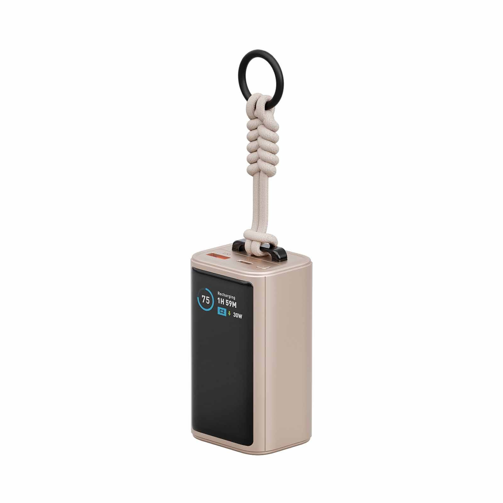 ENERGEA Compac Arc 45, 10000mah Powerbank With Built In 70cm Usb-c Cable Pd45w - Gold CP45-ARC10K-GLD-image 4