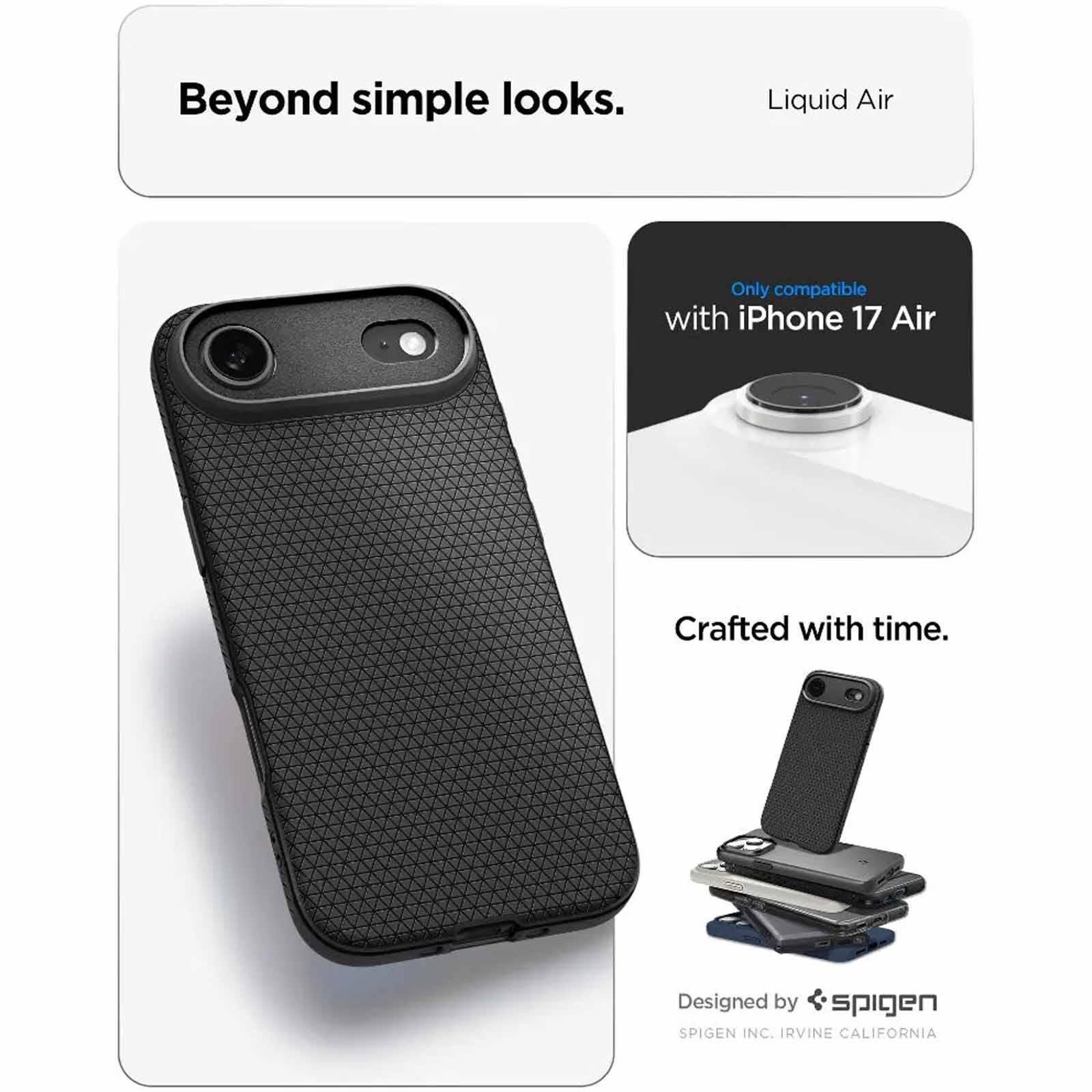 SPIGEN Iphone 17 Air Liquid Air Matte Black ACS10302-image 2