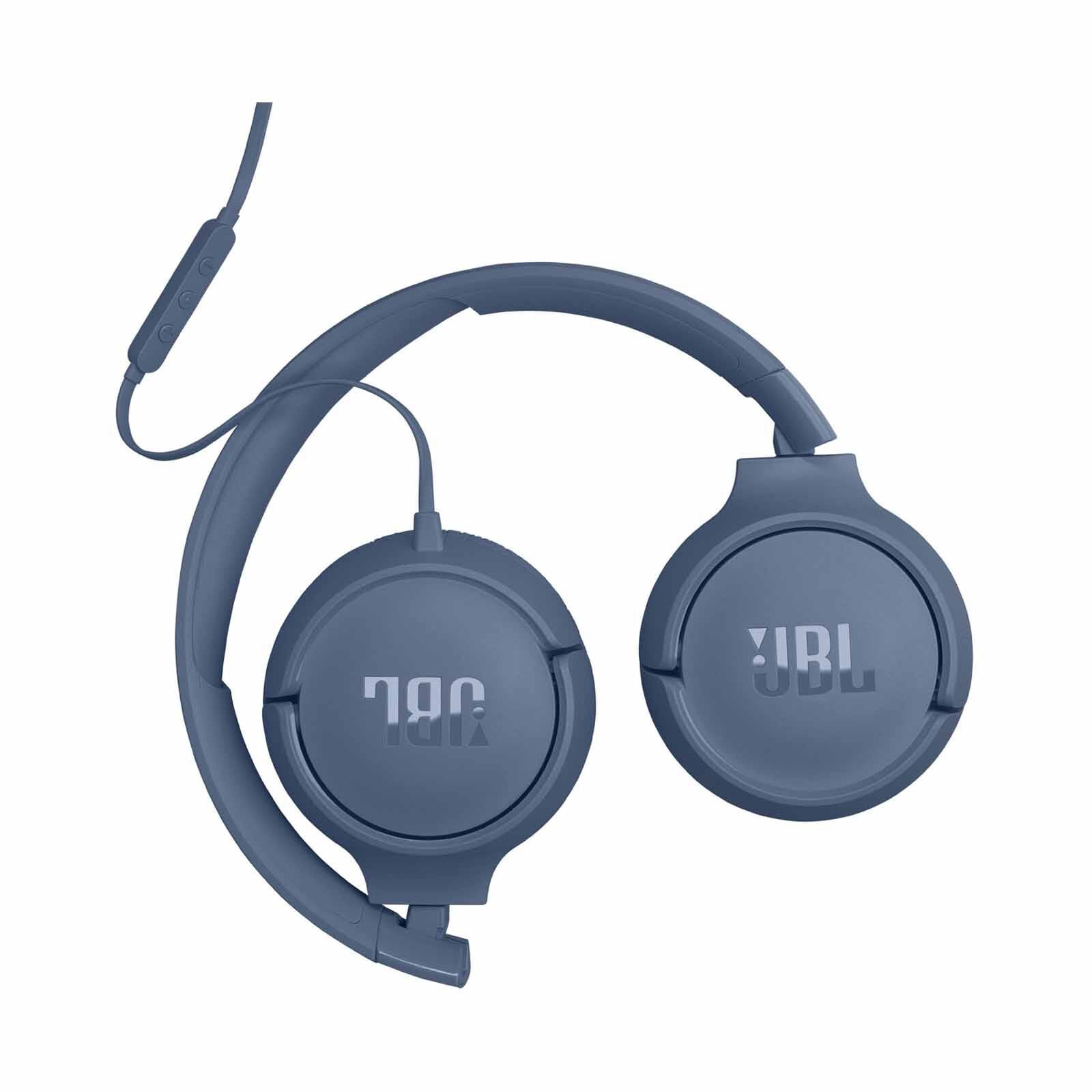 JBL Jbl Pure Bass Sound. High-resolution Audio Headphones TUNE 520C USB-C BLUE-image 5