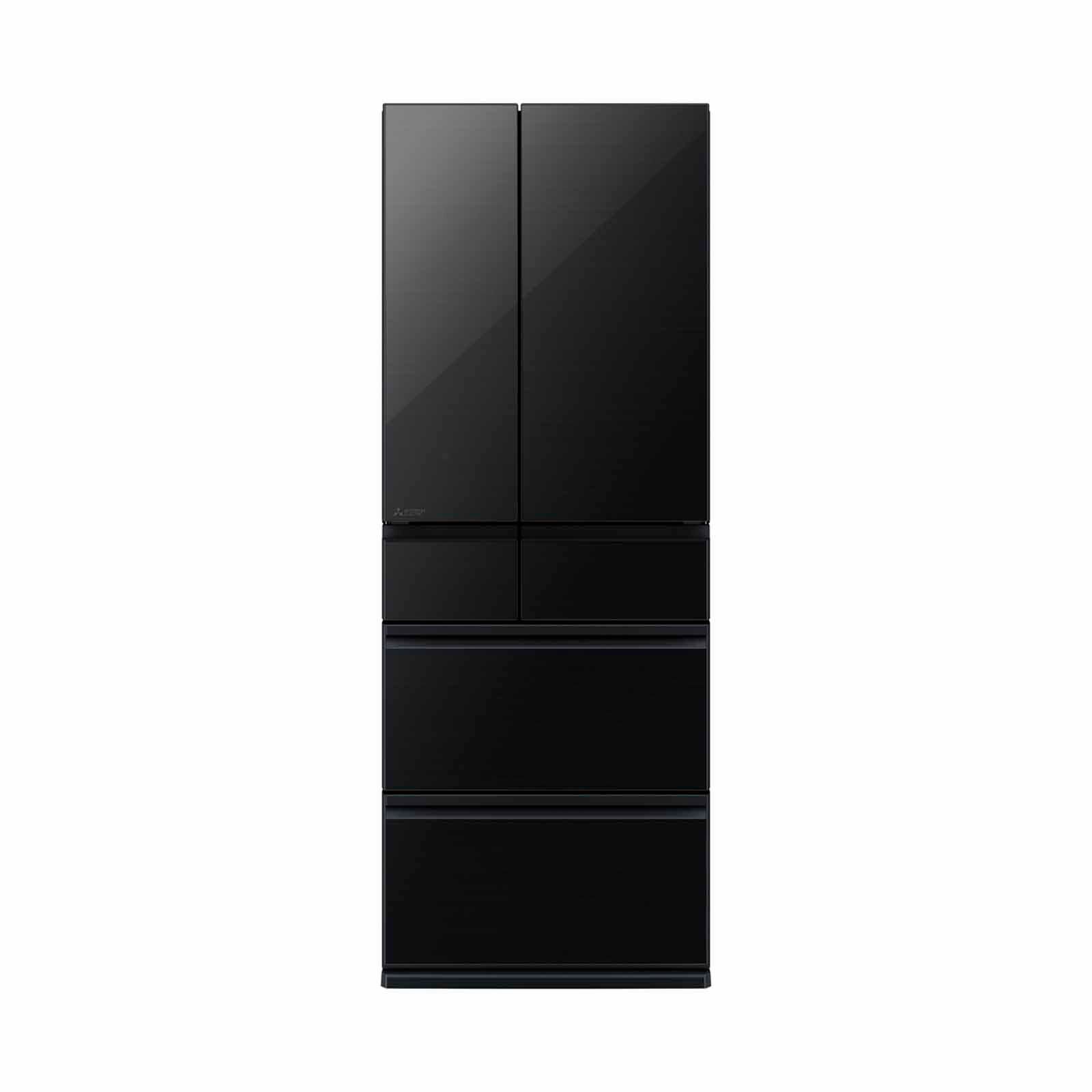 MITSUBISHI Multi Door Fridge (608l) - Glass Black MR-WZ61K-B-P-image 1