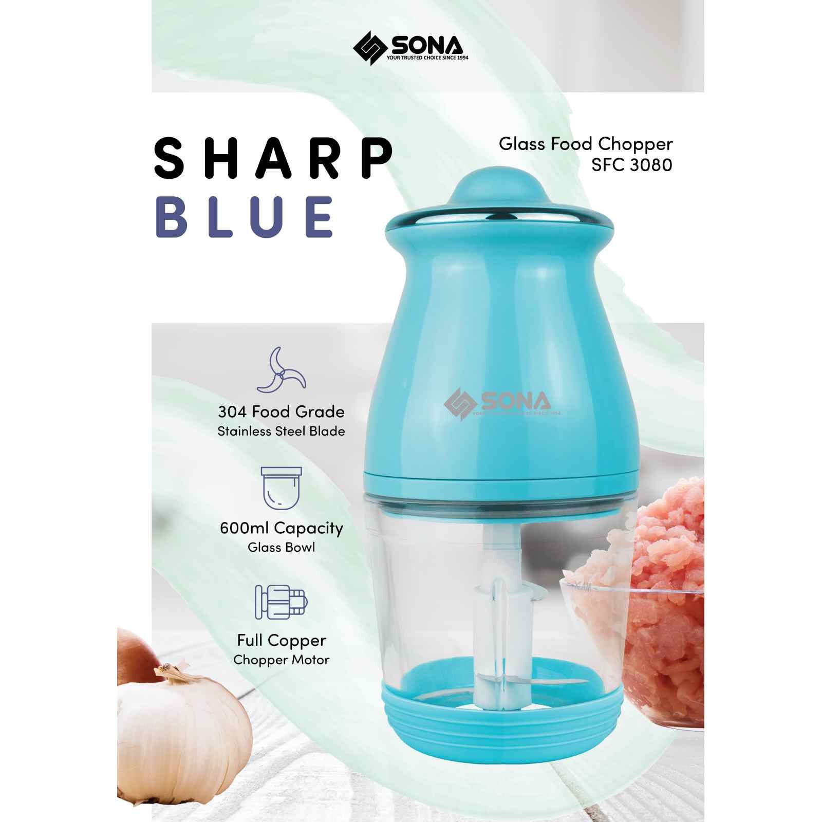 SONA Glass Food Chopper SFC3080