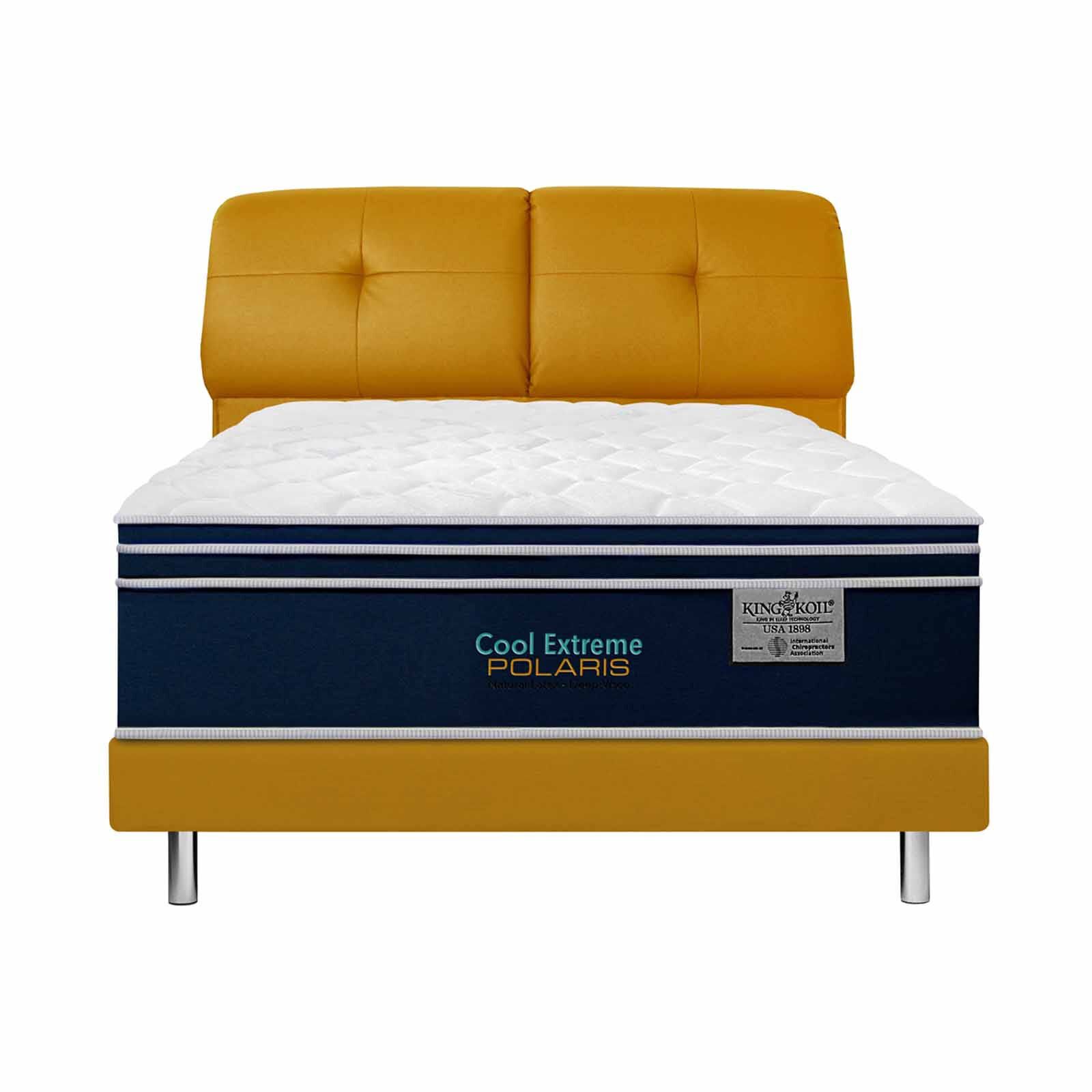 KINGKOIL Cool Extreme Polaris Single Size Marttress W/bedframe And Headboard COOL EXTREME POLARIS-image 1
