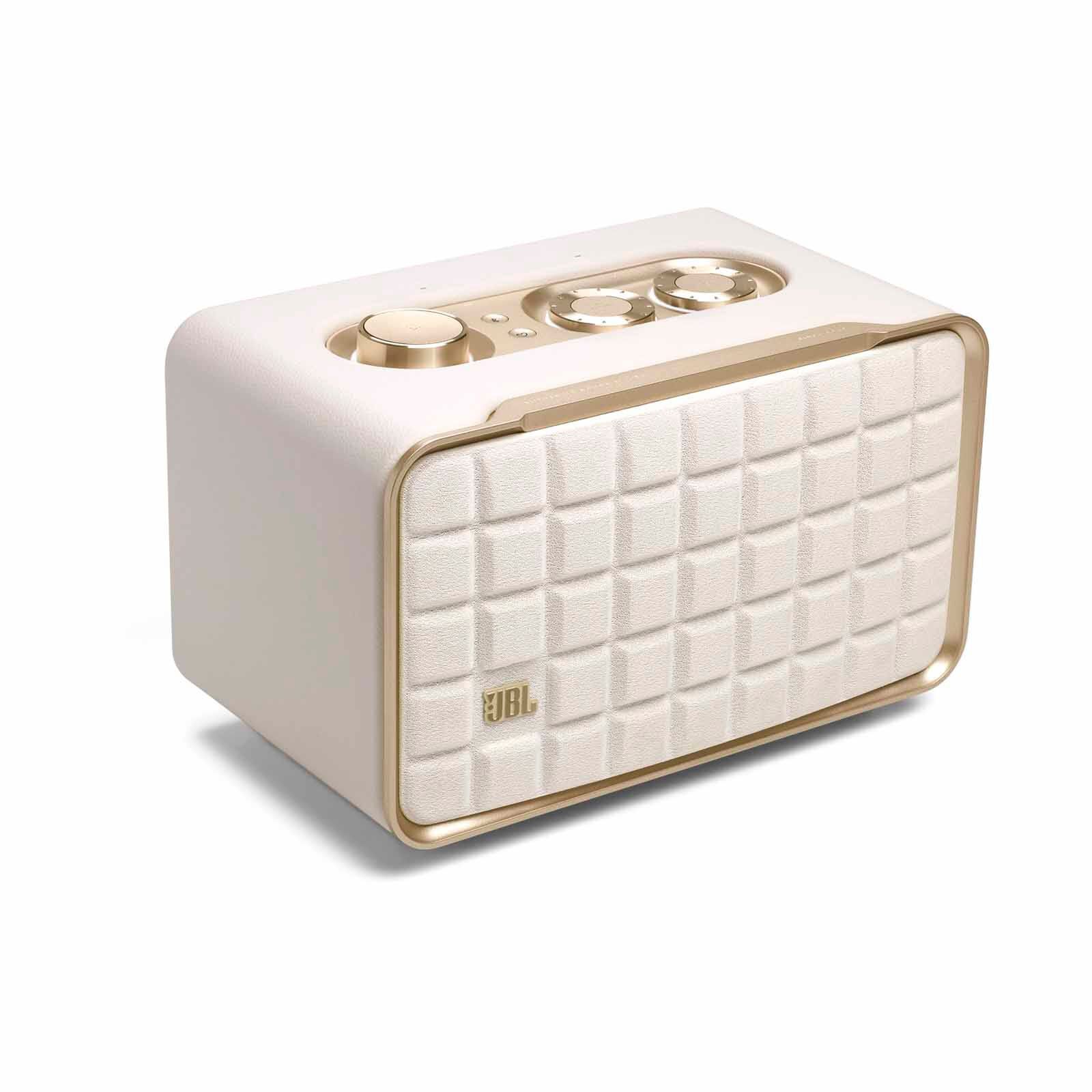 JBL Smart Home Speaker With Wi-fi, Bluetooth And Voice Assistants With Retro Design AUTHENTICS 200 WHITE-image 2