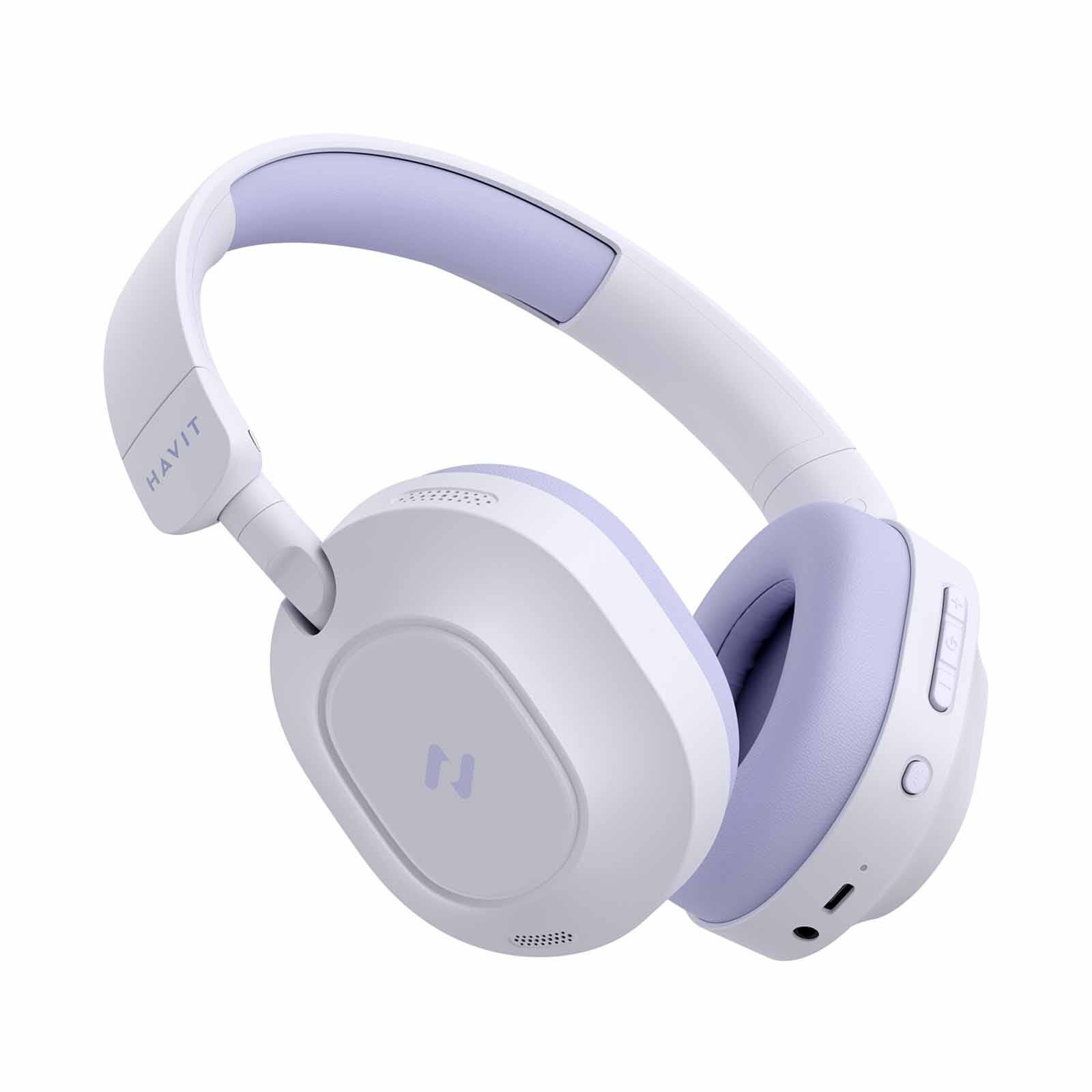 HAVIT Active Noise Cancelling Bt Headphone Hd Audio HVBT-H668BT-PE-image 4