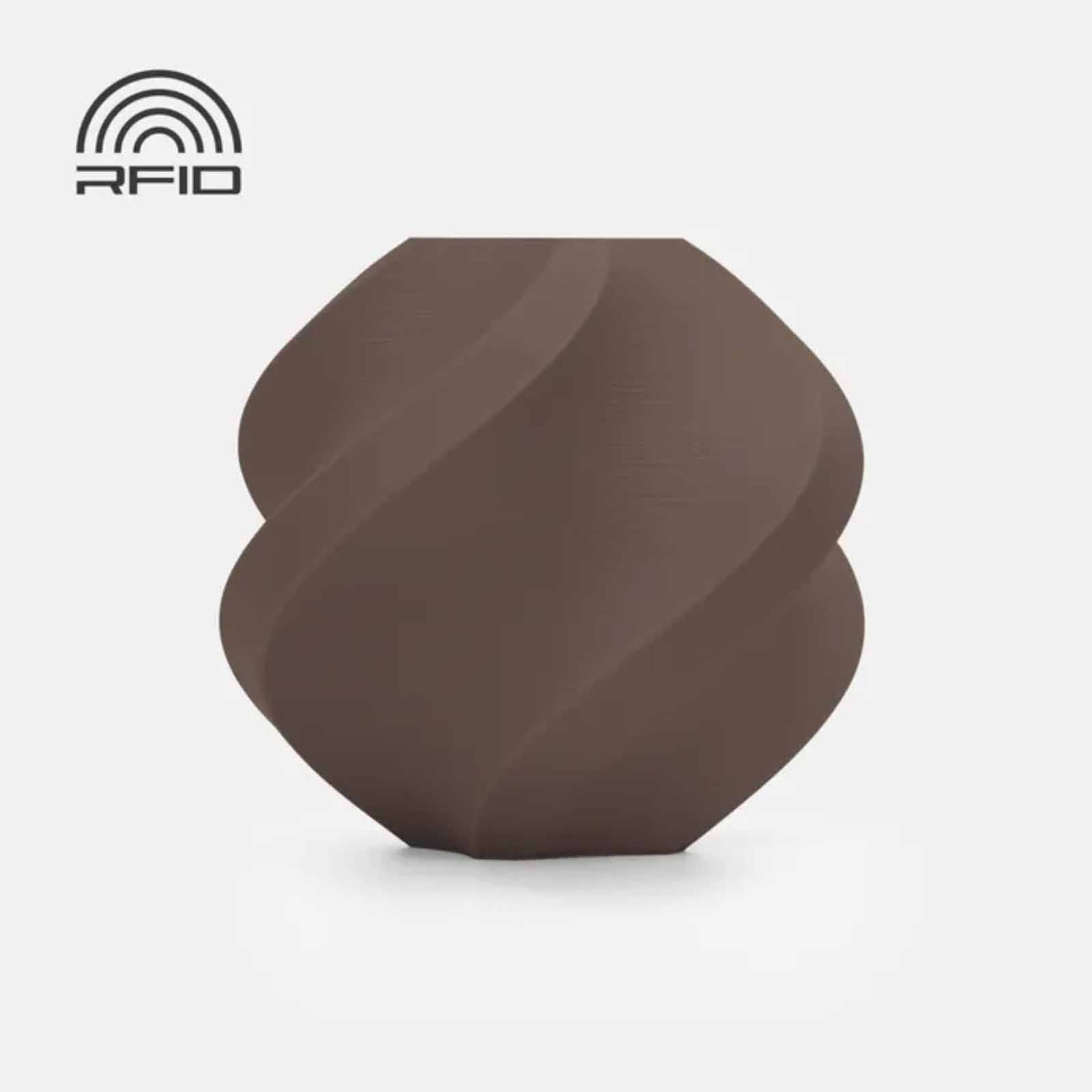 BAMBU LAB Pla Matte - Dark Brown - With Reusable Spool BAM-A01-N2-1.75-1000-SPL-image null
