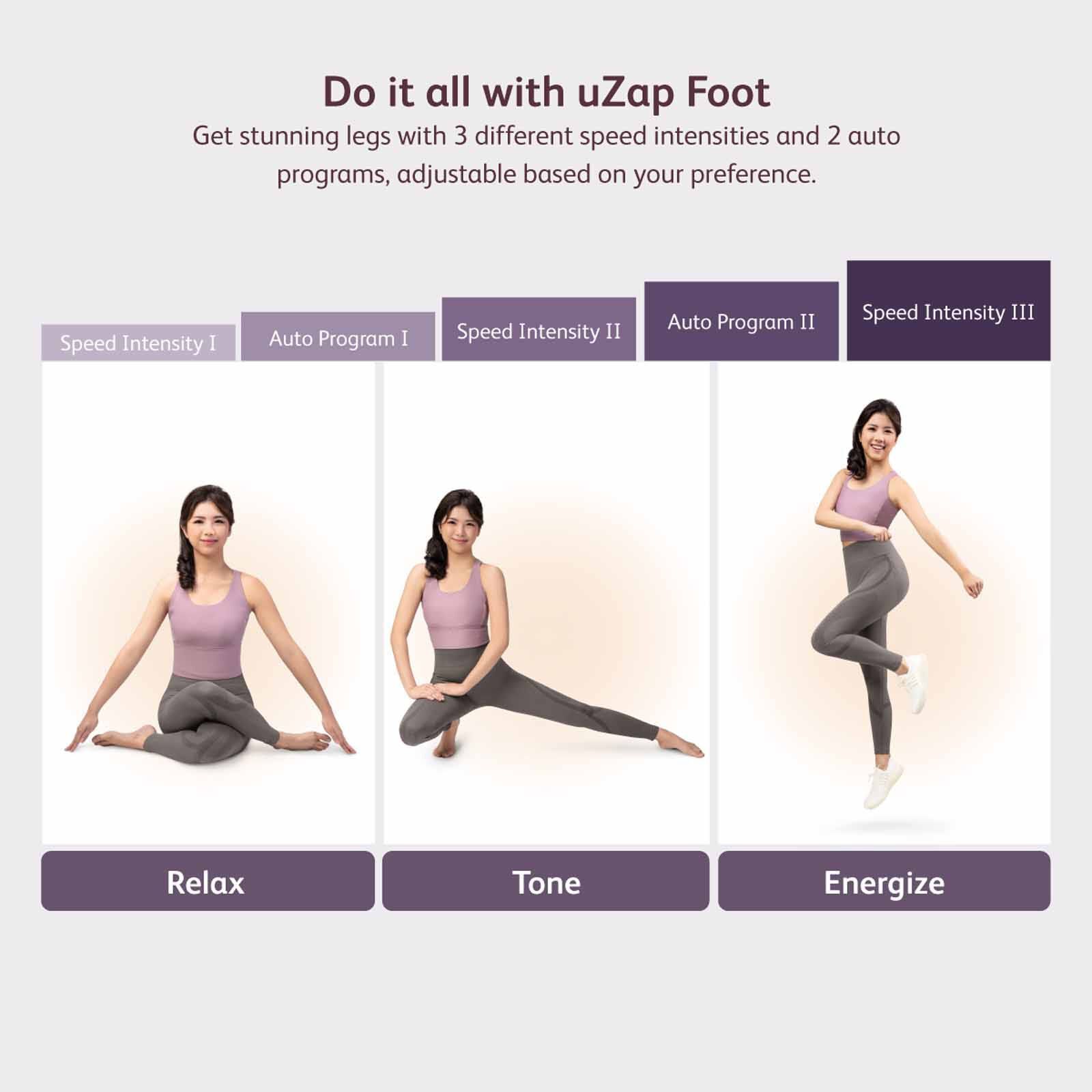 OSIM Uzap Foot Leg Massager - Purple OS-3220-image 6