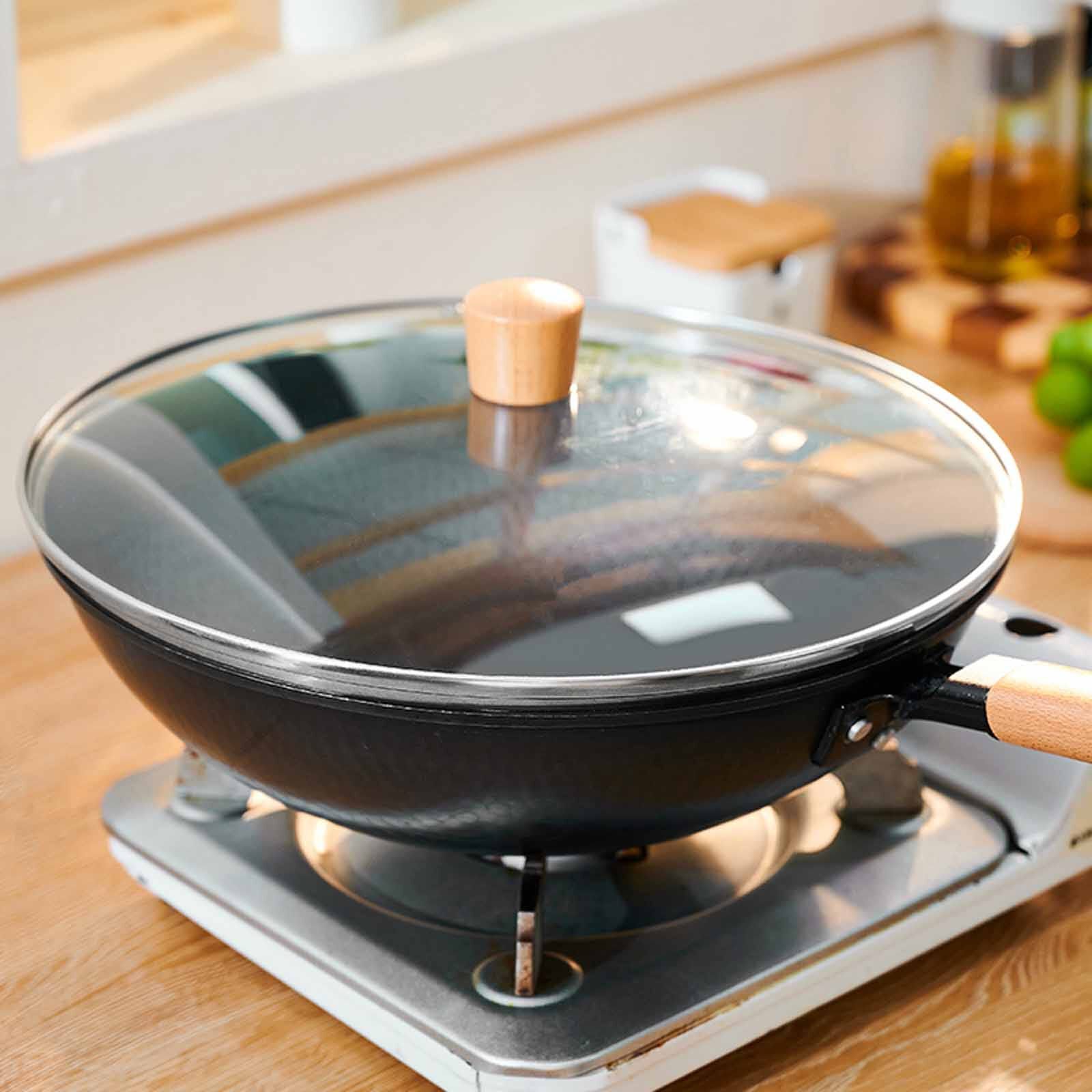KANDA Nitrided Wok 32cm NITRIDED WOK 32CM-image 6