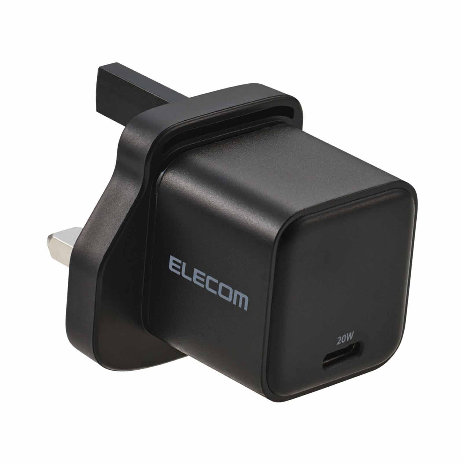 ELECOM 20w Pd Wall Charger C-1port MPA-ACAS05BFBK-image 1