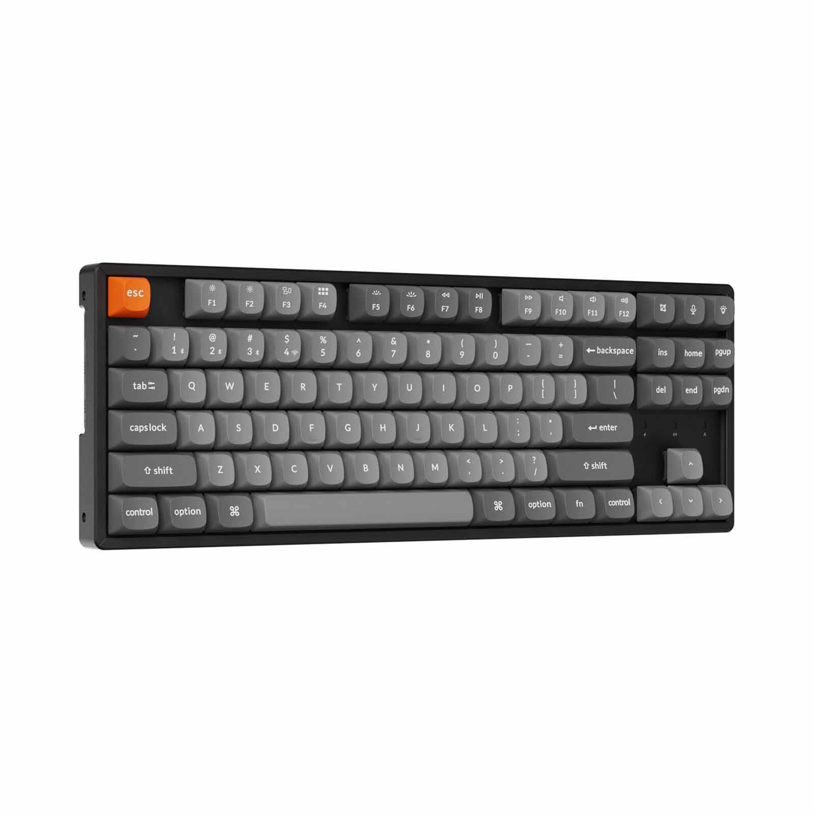 KEYCHRON K8 Max Tenkeyless Wireless Mechanical Keyboard, 80% Tkl 87 Key, Black Full Assembled, Brown Switch, KYCN-K8M-J3-image 2