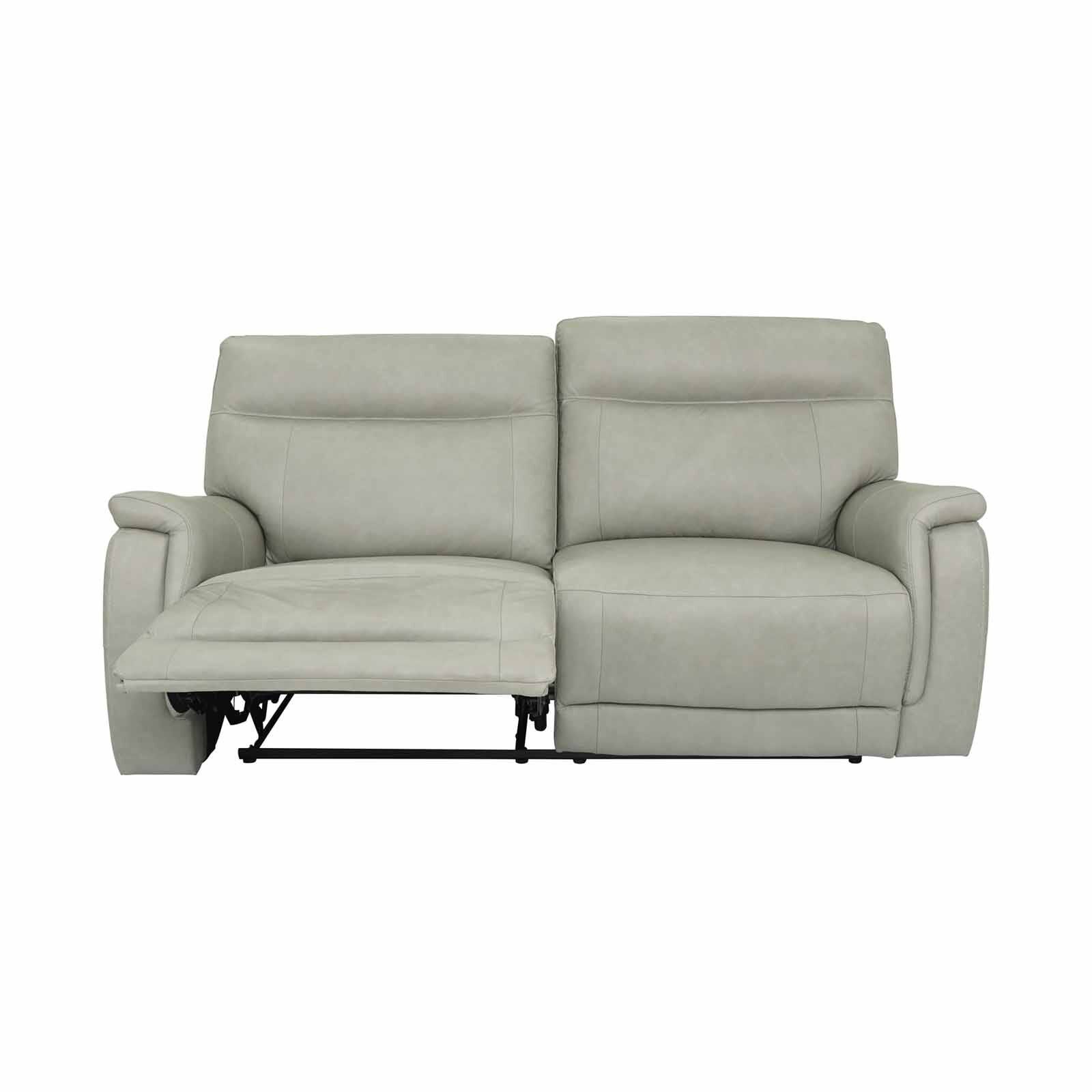 3rr-m Seater (fl) Lt Grey Full Leather Sofa KAROLYNN-image 2