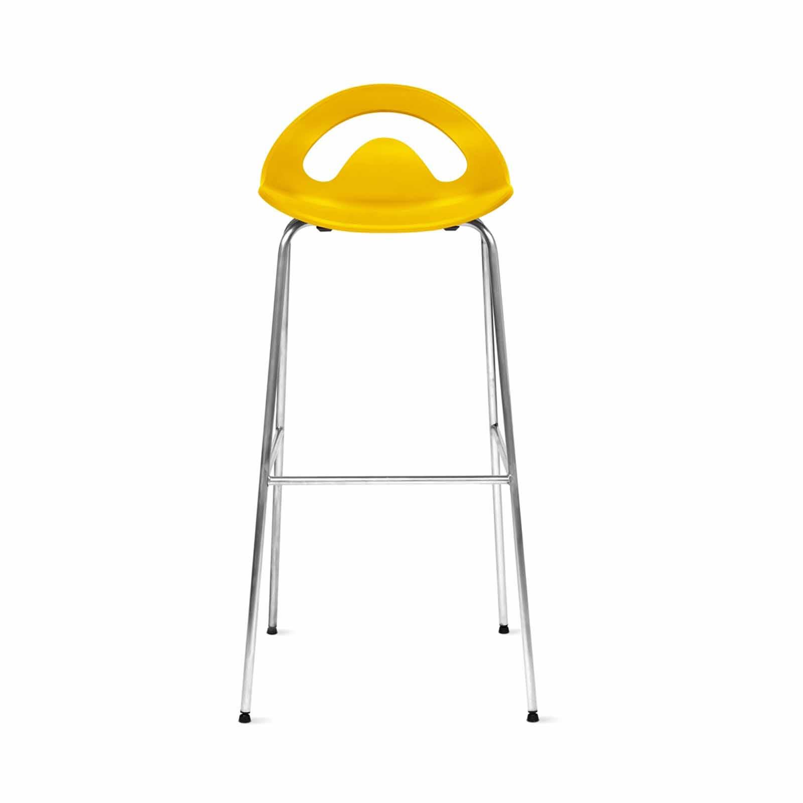 PHOENIX Cocktail High Bar Stool Mango Yellow47 X 46 X 96 H Cm COCKTAIL-image 1