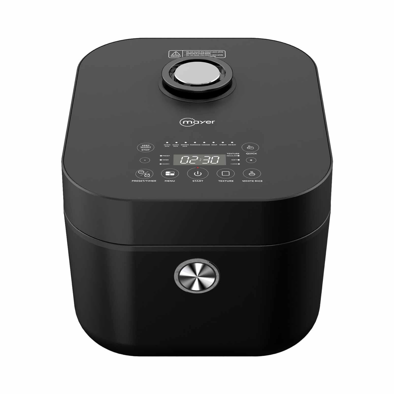 MAYER Ih Fuzzy Logic Rice Cooker (1.2l,1100w) - Black MMRC4012IH-image 1