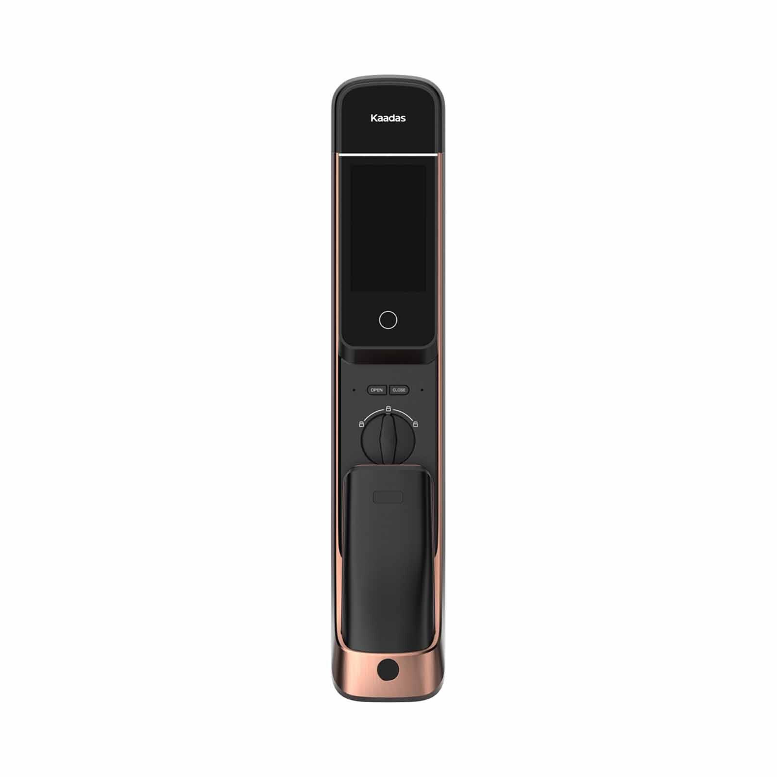 KAADAS Wifi Mortise Door Lock With 3d Face Recognition, Built-in Doorbell & Viewer K20 PRO MAX COPPER-image 5