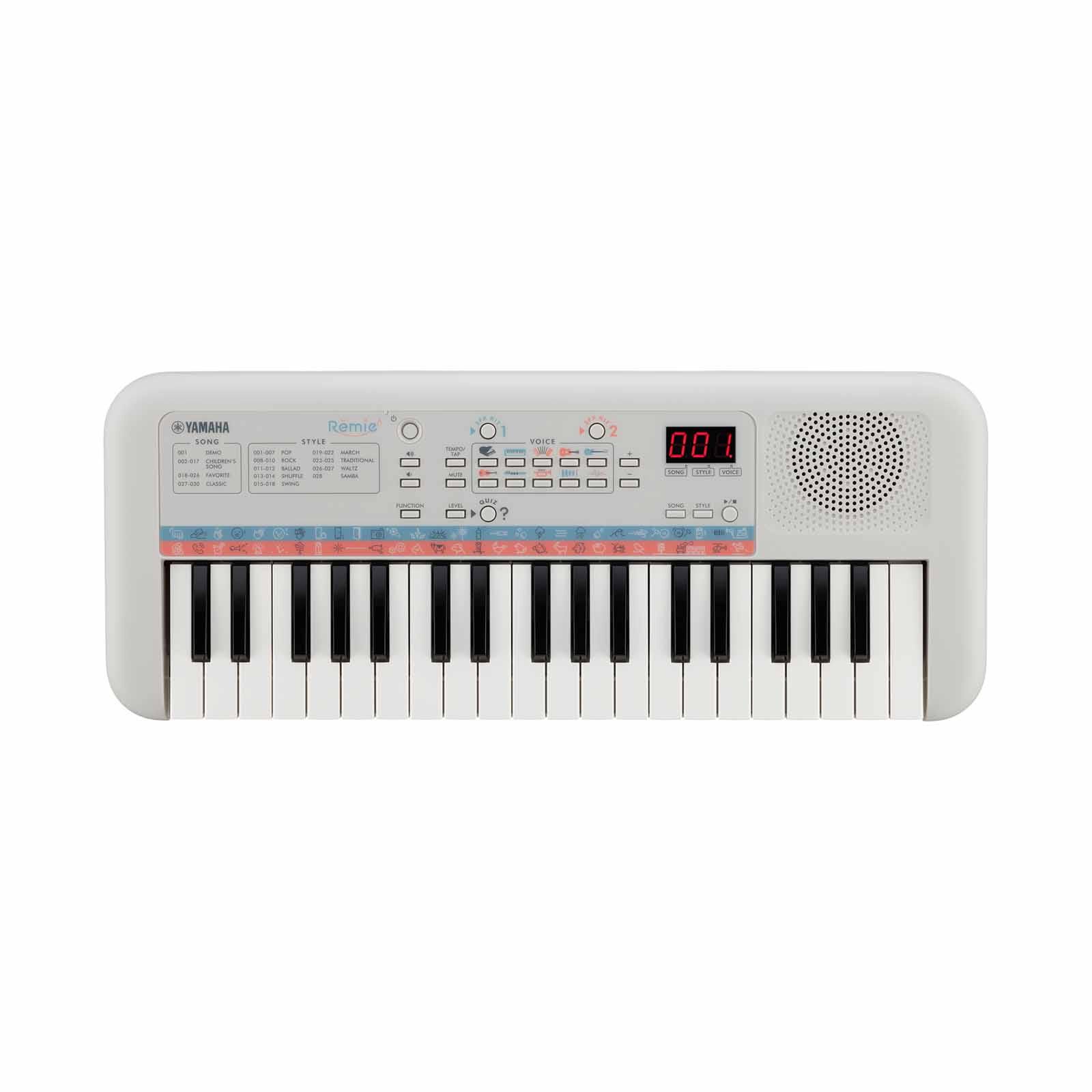 YAMAHA Mini Keyboard - White PSS-E30-image 1