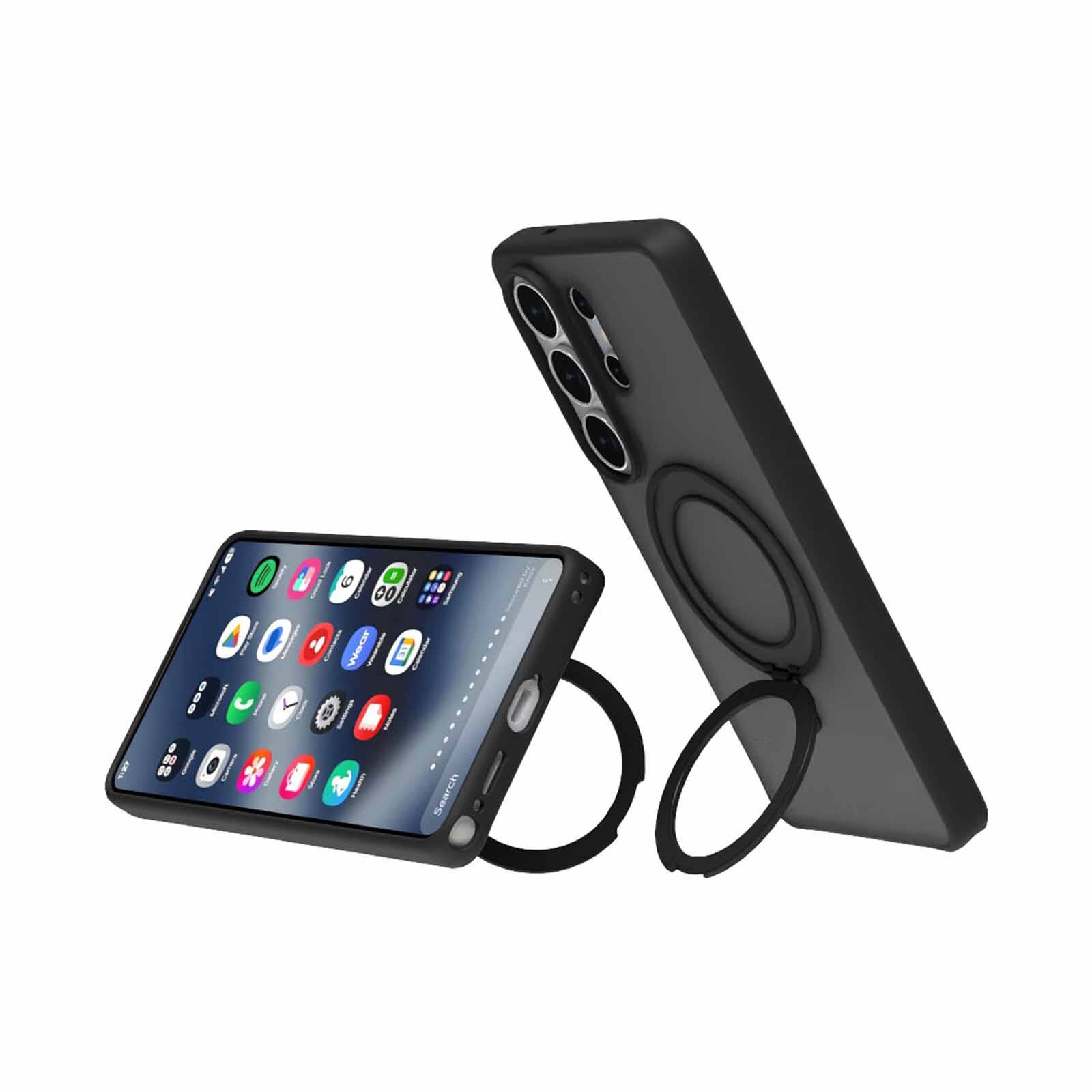 N.BRANDZ Mag360 Magnetic 360 Rotate Stand Case-matt Black N-MAG360-S26U-MB-image 5