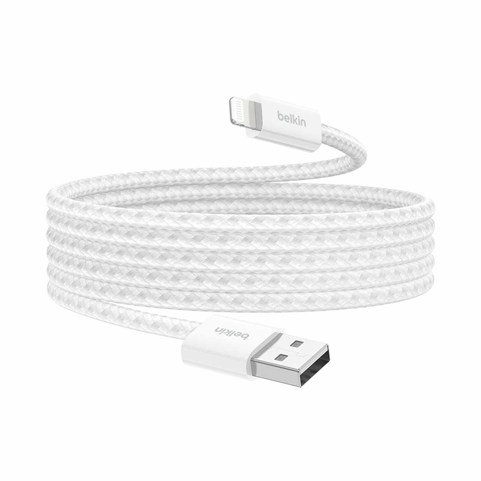 BELKIN Lightning To Usb-a Cable 1.5m Wht CAA018QC05WH-image 2