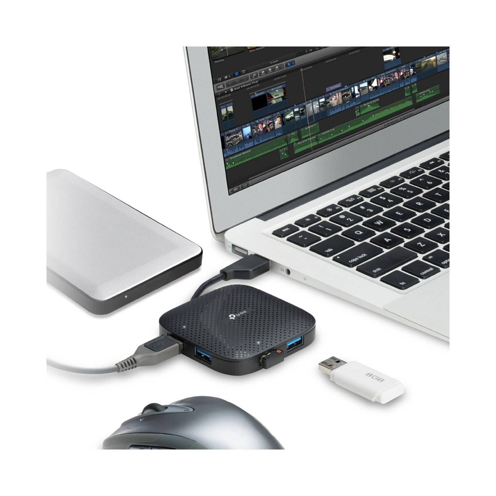 TP LINK Usb 3.0 4-port Portable Hub TPL-UH400-image 4