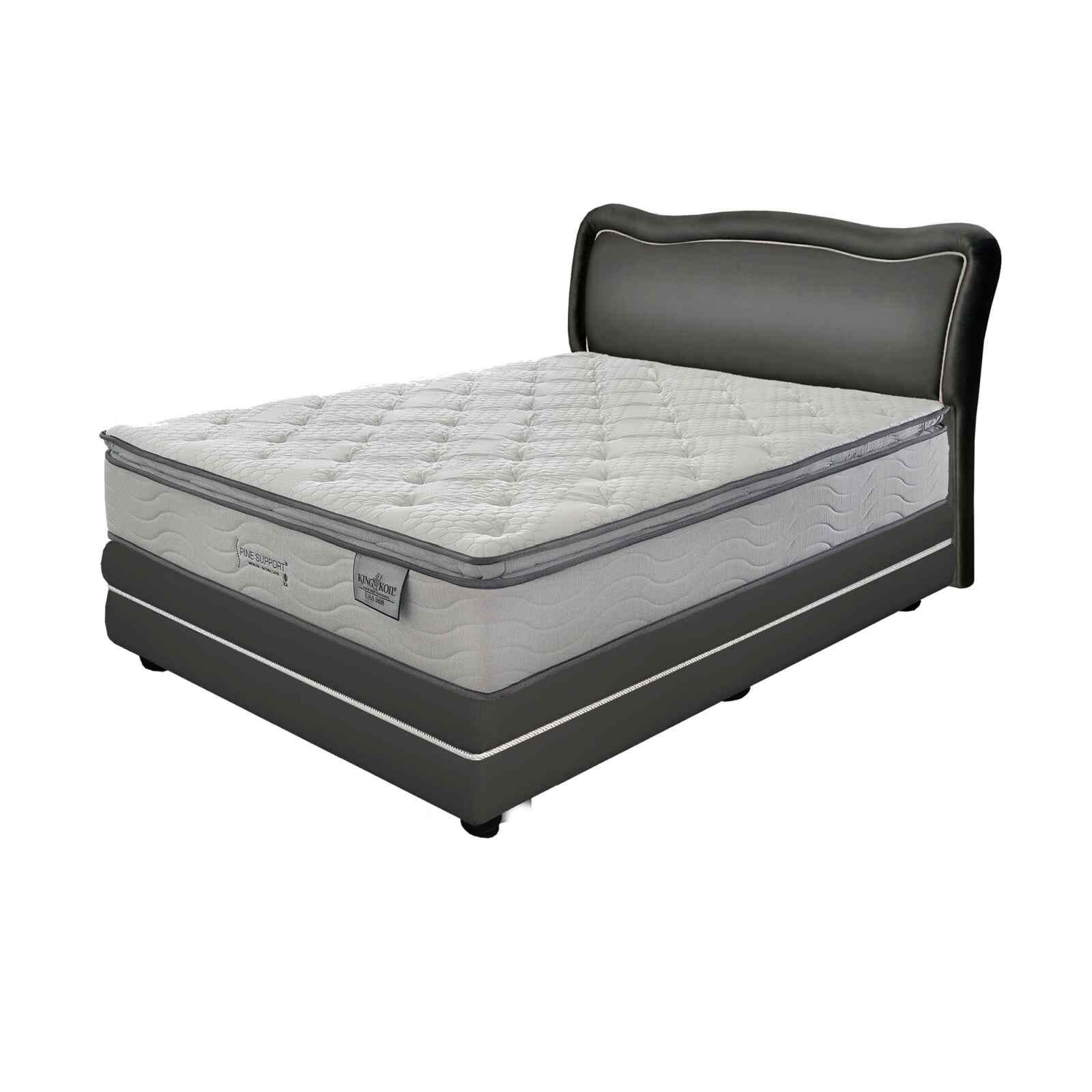 KINGKOIL Super Single Size Mattress W/bedframe & Hb SPINE SUPPORT-image 2