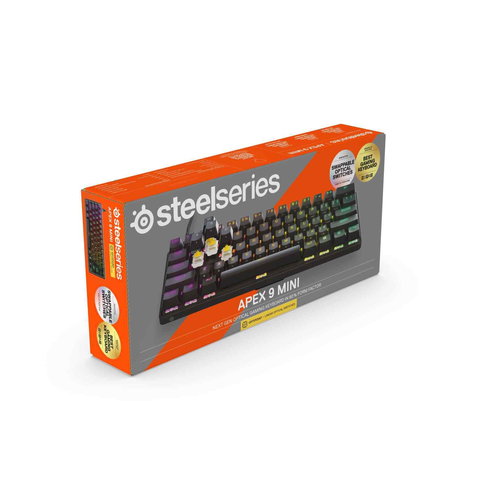 STEELSERIE Us Gaming Wired Keyboard APEX 9 MINI-image 7