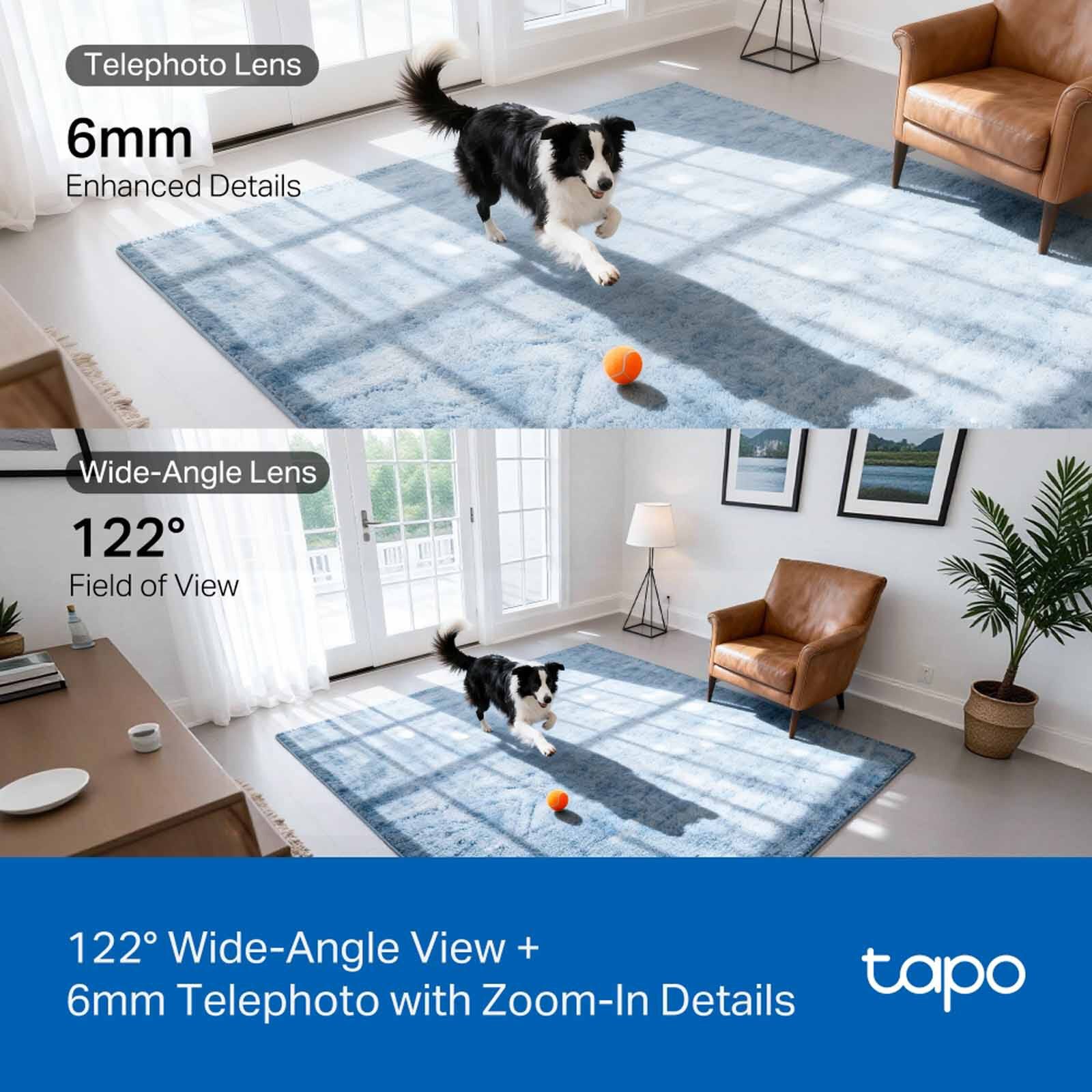 TP LINK Dual Lens Pan/tilt Security Camera TAPO C245D-image 6