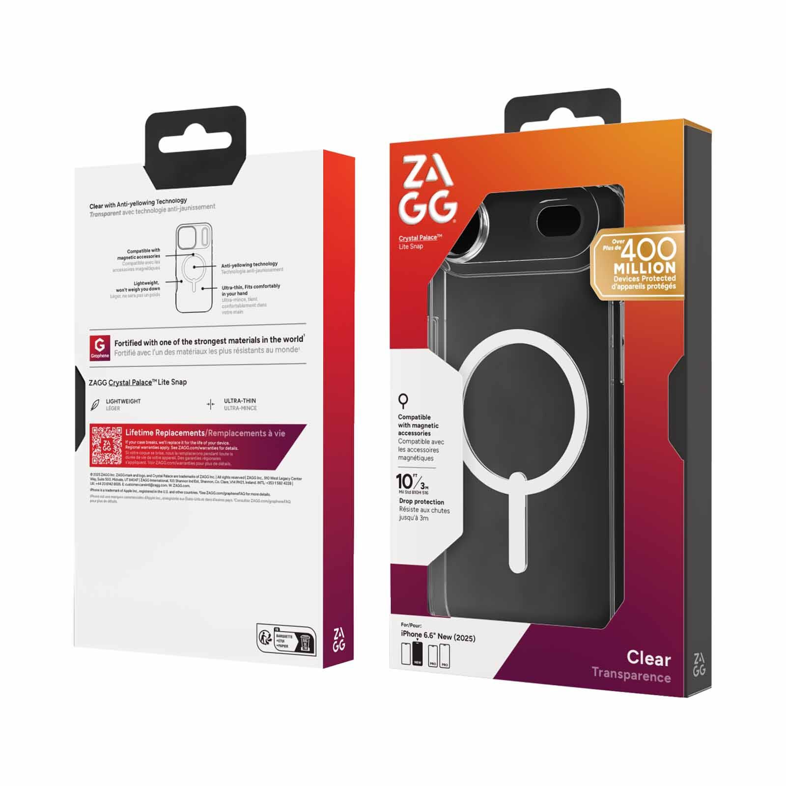 ZAGG Crystal Palace Lite Snap Ip 17 Air - Clear ZG-702318849-image 2