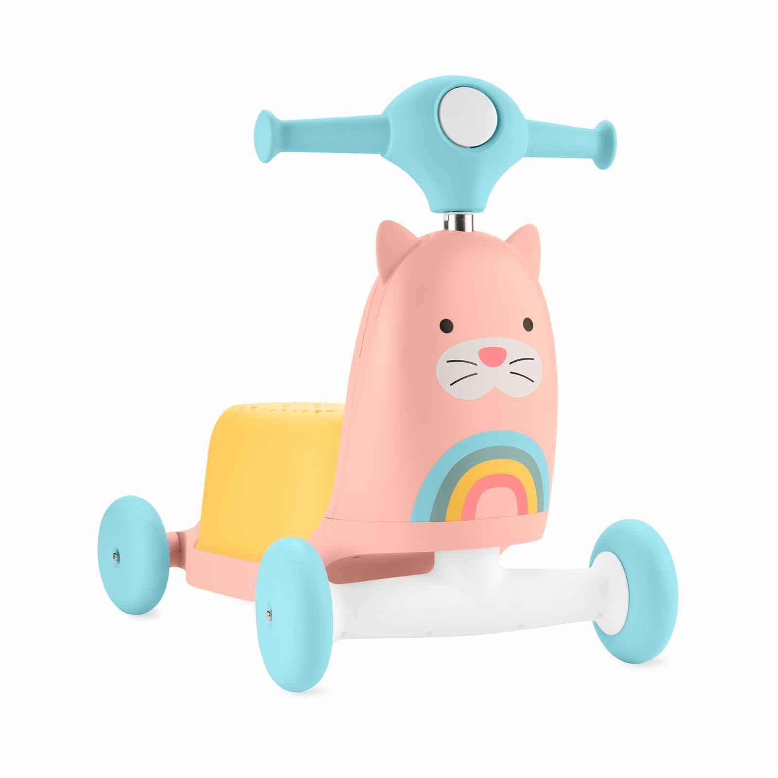 SKIP HOP Zoo Ride On 3 In 1 Scooter - Cat SH9R186310-image 4