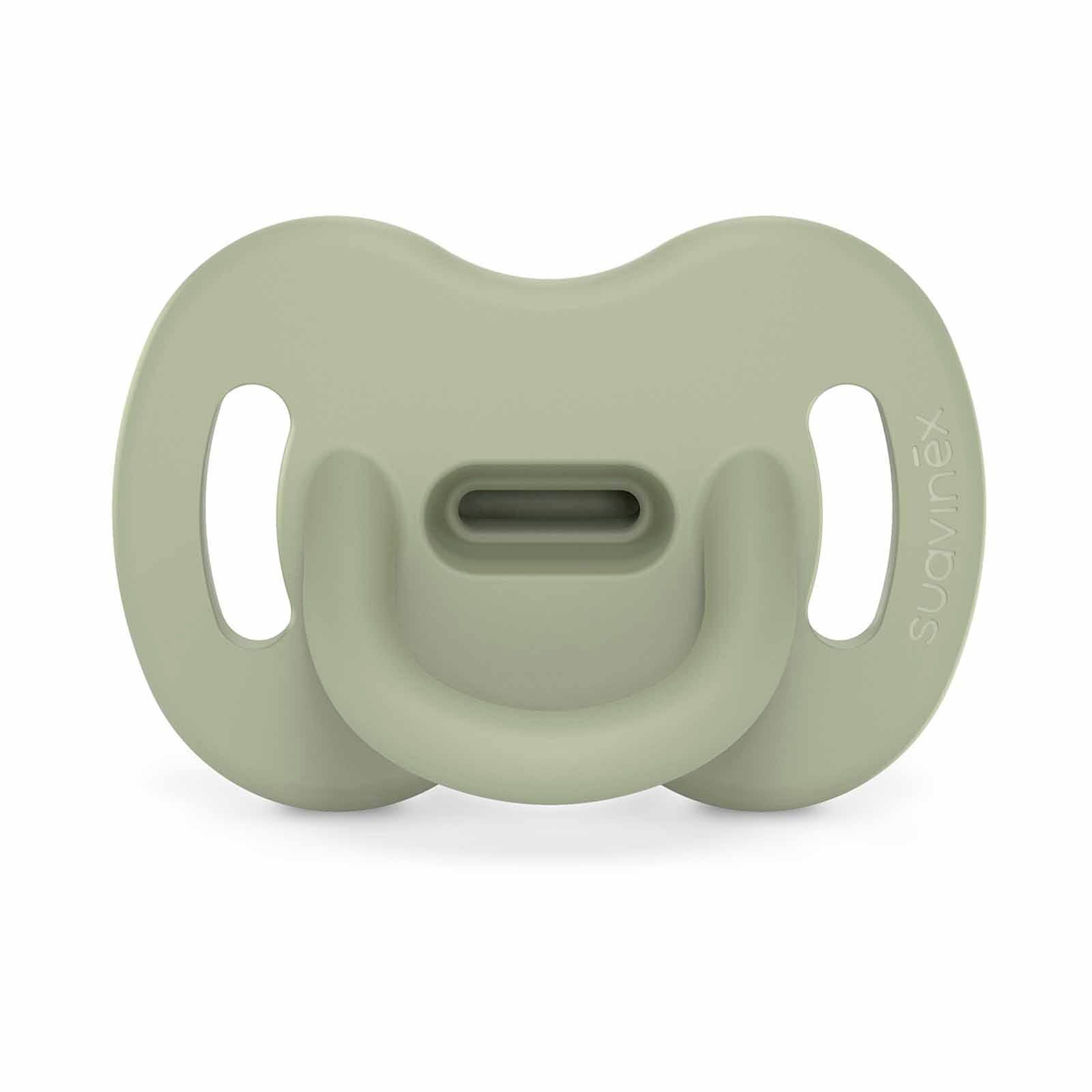 SUAVINEX All Silicone Soother With Sx Pro Physiological Teat 0-6m - Colour Essence Green (online) SMOOTHIE ULTRA LIGHT-image 1