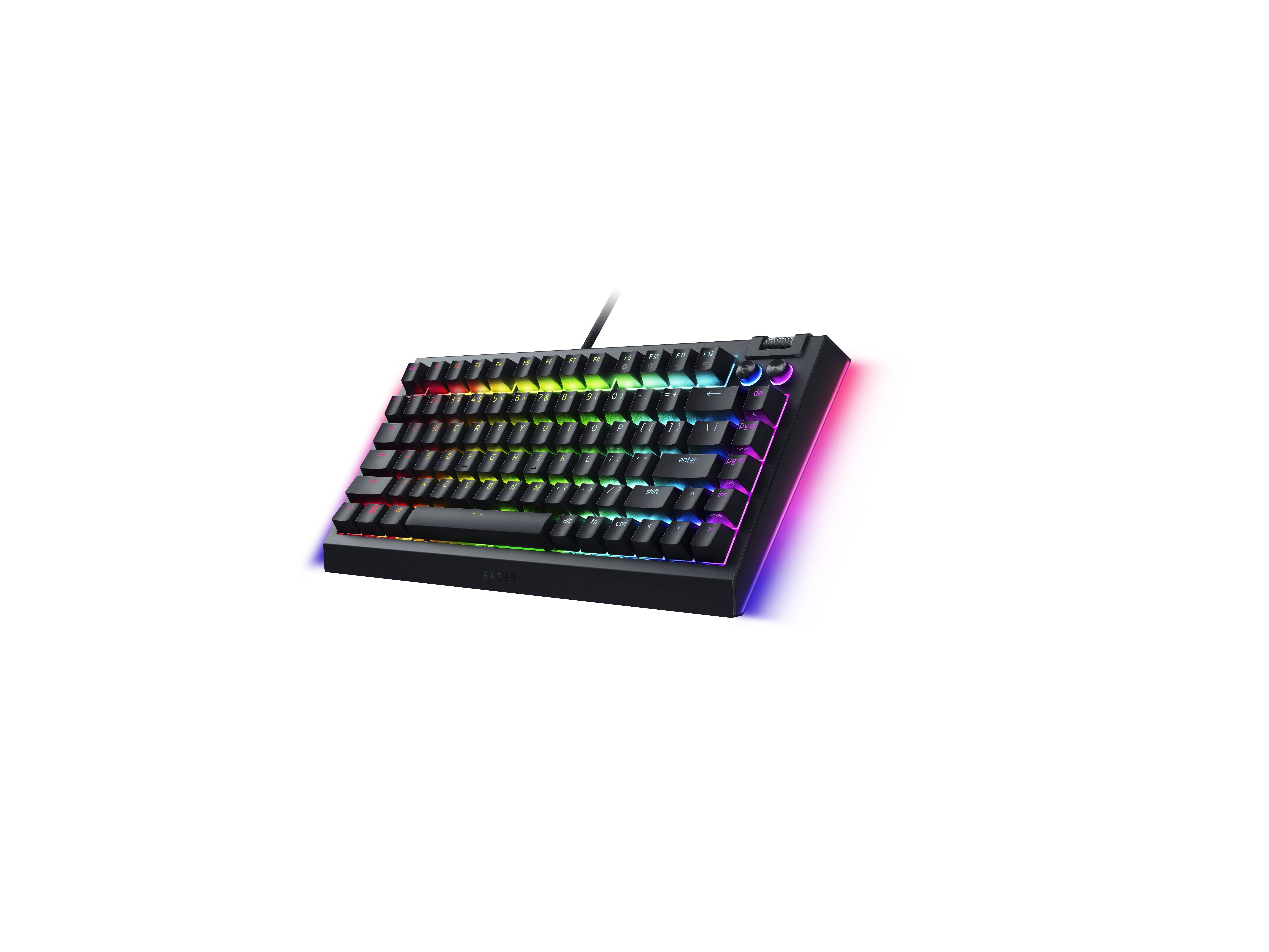 RAZER Blackwidow V4 75% - Hot-swappable Mechanical Gaming Keyboard - Black Edition- Us Layout - Frml RZ03-05000100-R3M1-image 3