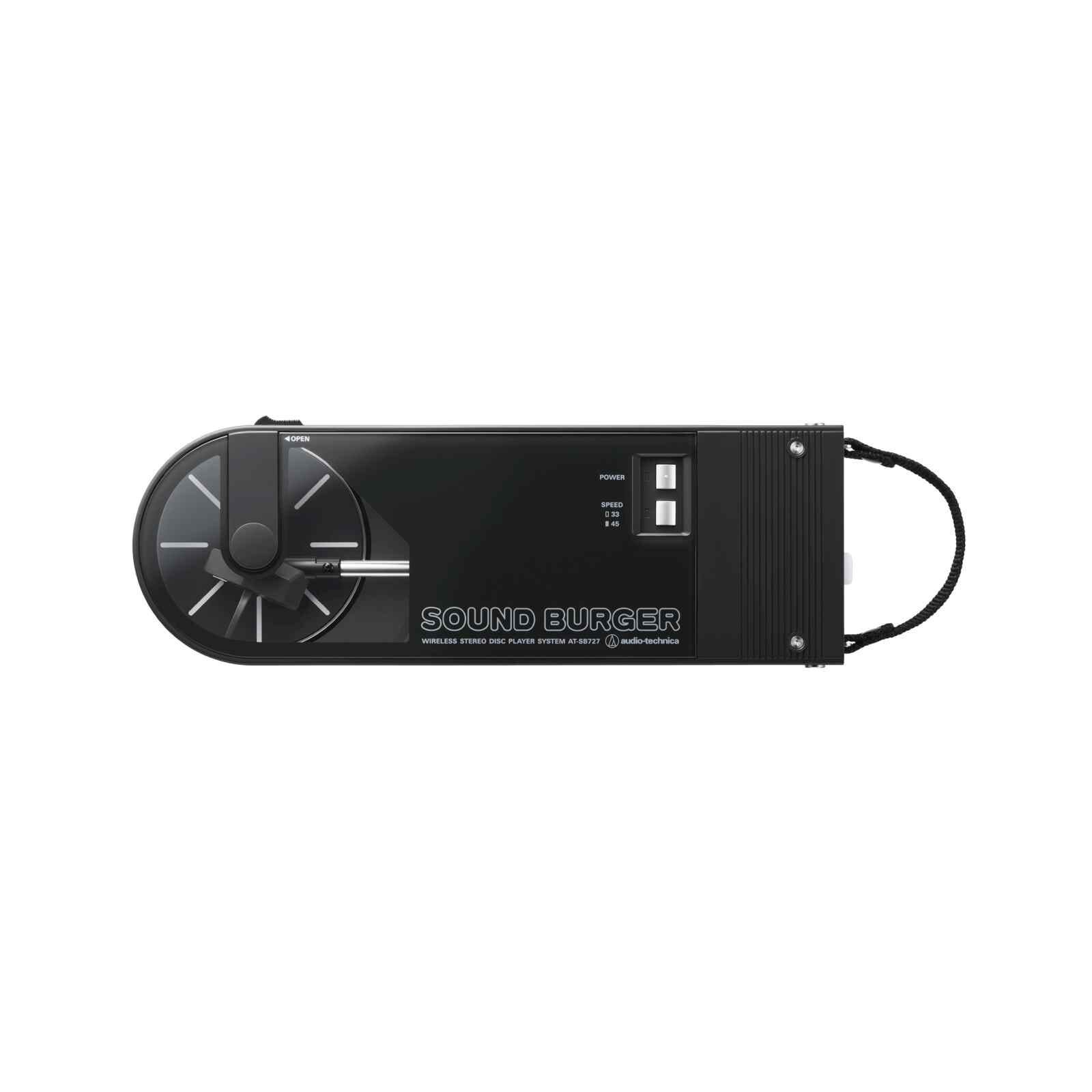 AUDIO TECH Portable Bluetooth Turntable (black) AT-SB727 BK