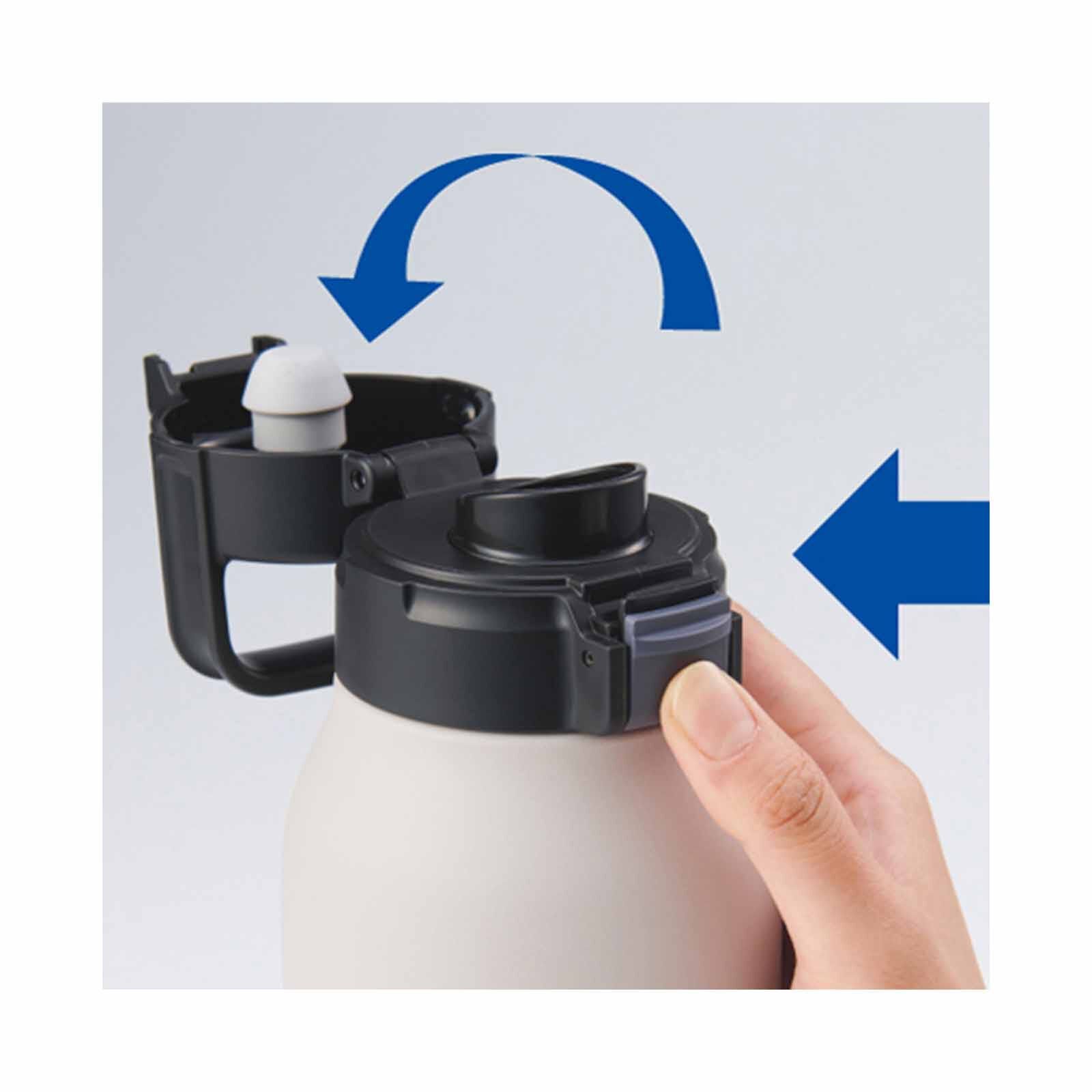 TIGER 0.8lt Push-botton Lid Stainless Steel Bottle (matte Stainless) MTA-B080 (XM)-image 3