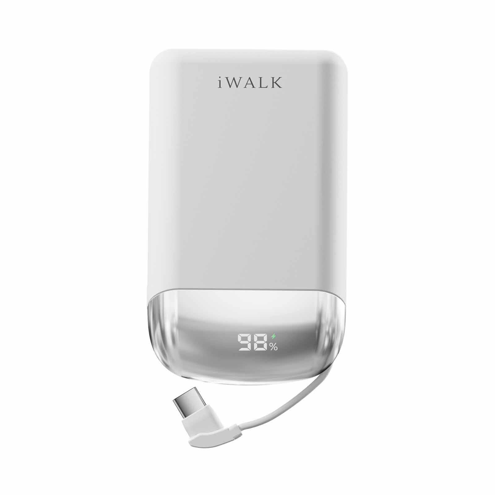 IWALK Power Hybrid Mini Wireless Powerbank (10,000mah) White MXB017-002A-image 1