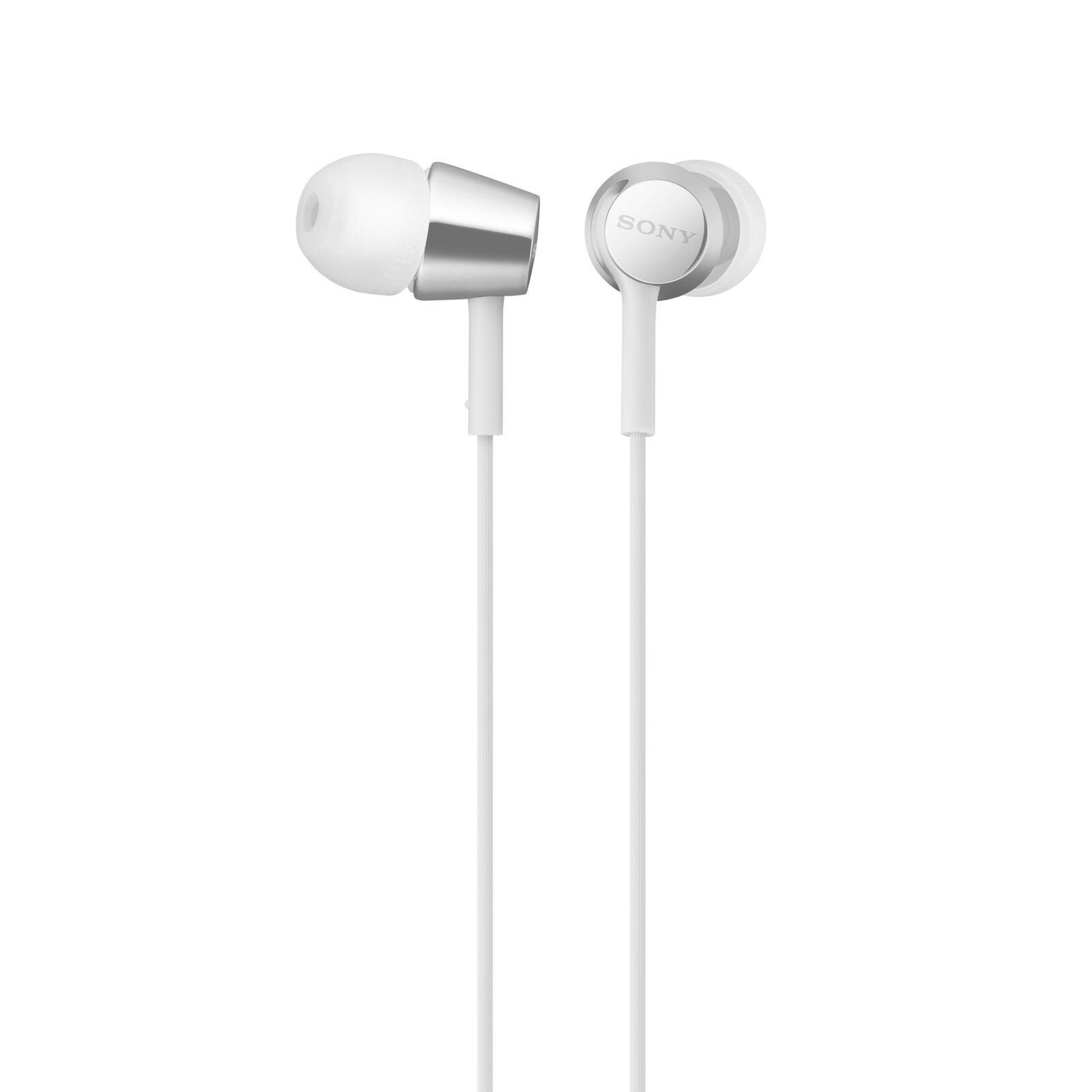 SONY Wired In-ear Headphones W Mic (white) MDR-EX155APWQE
