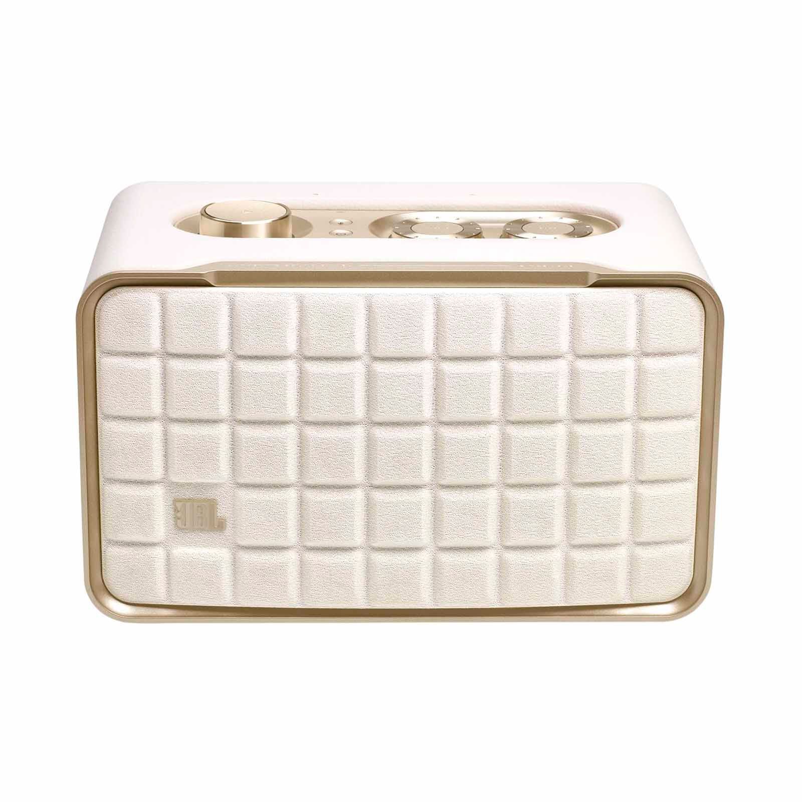 JBL Smart Home Speaker With Wi-fi, Bluetooth And Voice Assistants With Retro Design AUTHENTICS 200 WHITE