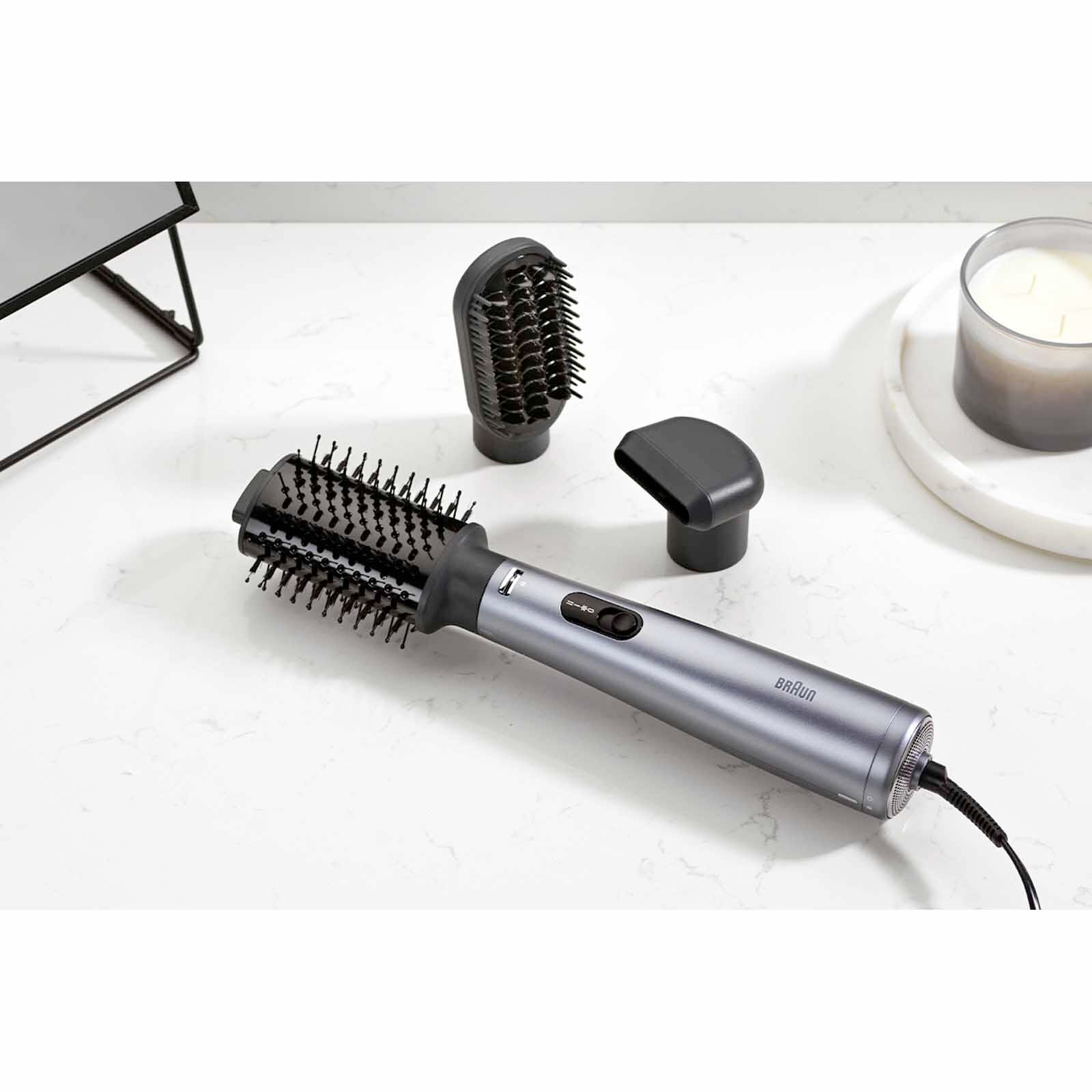 BRAUN Air Styler Iontec Hair Dryer And Styler With 3 Heads (1000w) AS 430-image 1